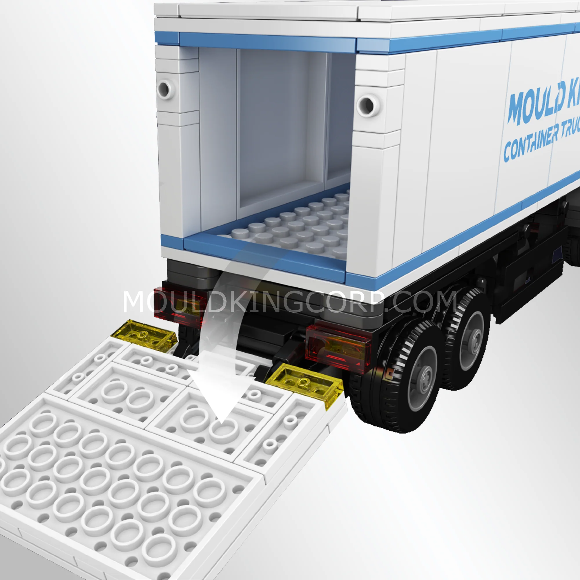 Mould King 24070 Container Truck Building Set | 548 Pcs - Image 4