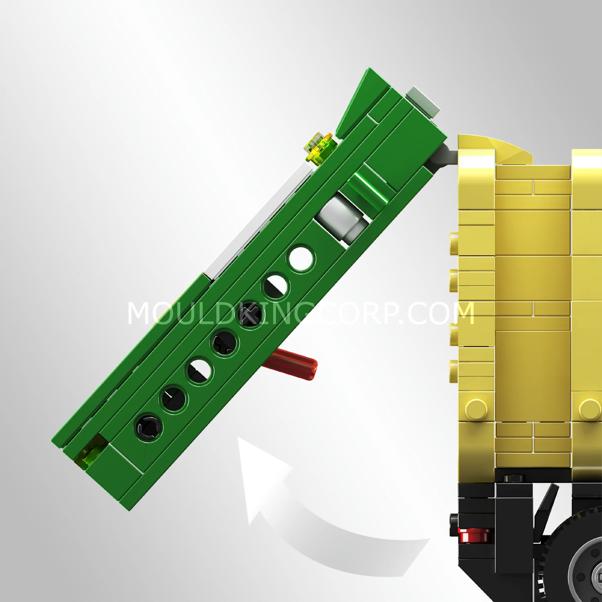 Mould King 24088 Eco-Friendly Garbage Truck Building Set | 646 Pcs - Image 3