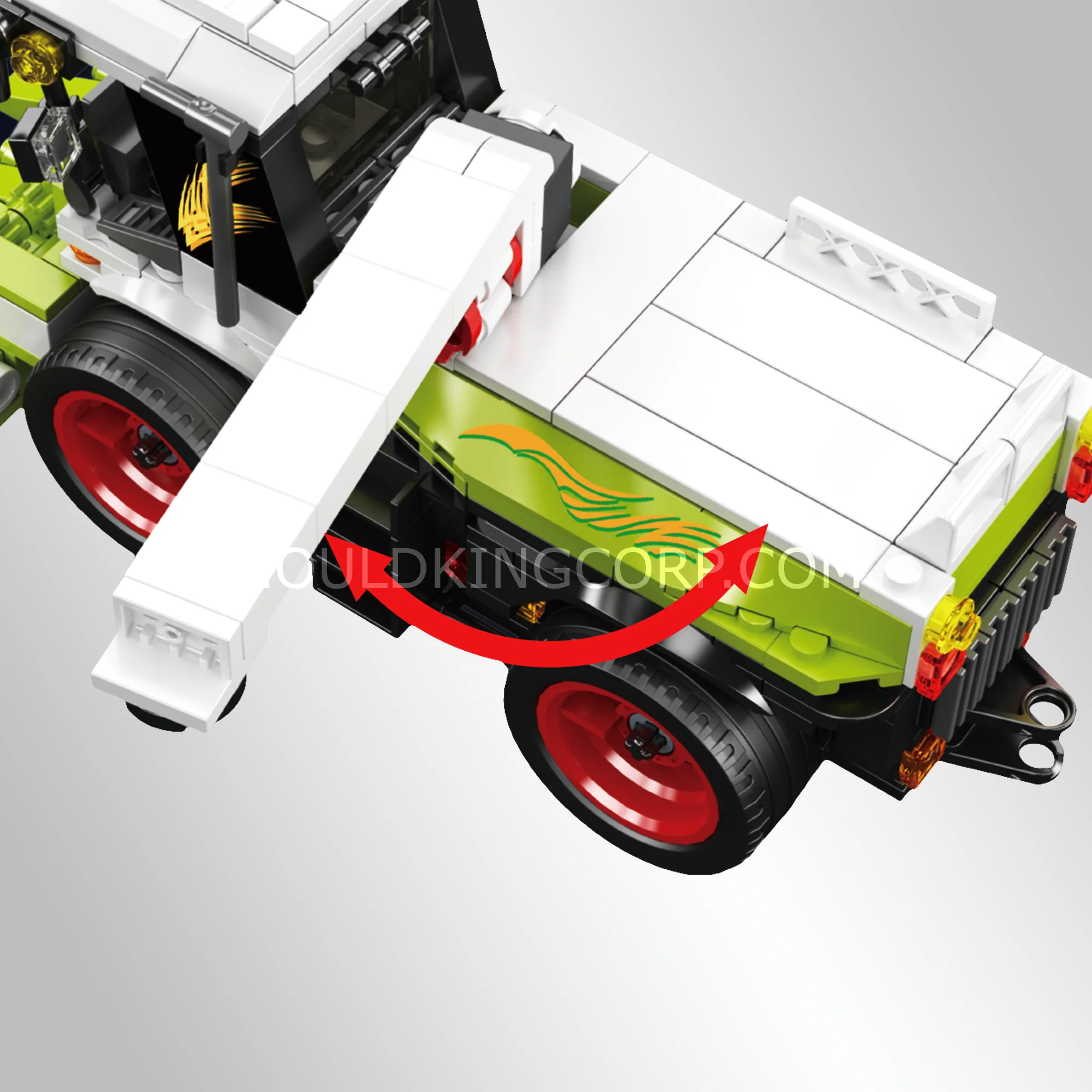 Mould King 24091 Mini Combine Harvester Building Set | 510 Pcs - Image 3