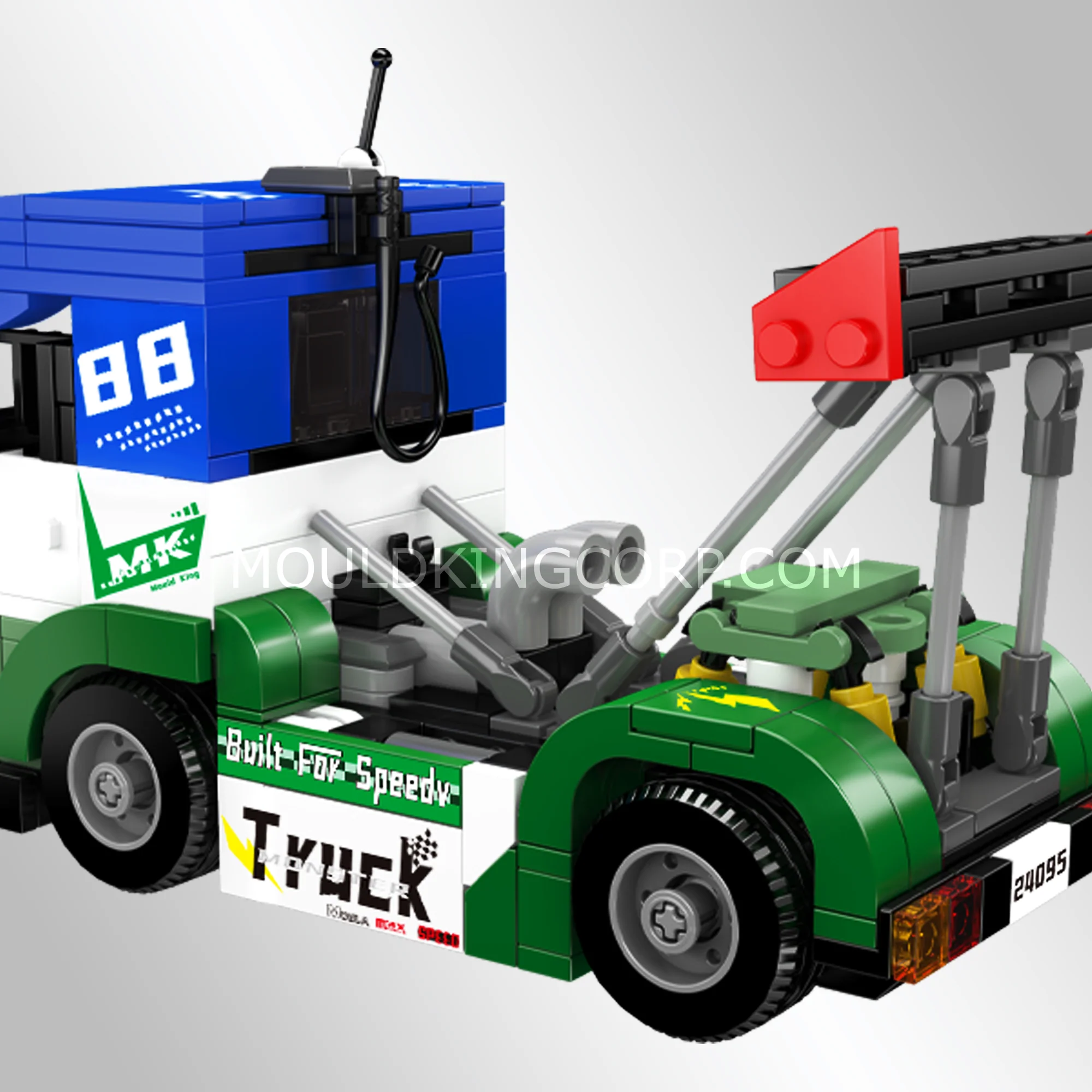 Mould King 24095 Low-Profile Racing Truck Building Set | 510 Pcs - Image 4