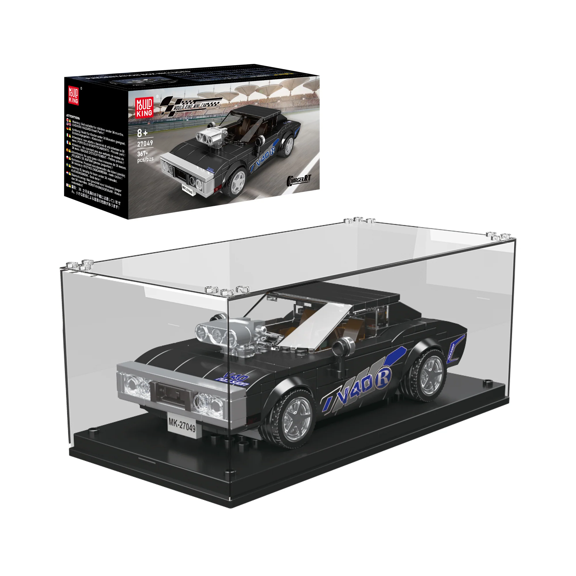 Mould King 27049 Charger RT NARC Car Building Set | 346 Pcs