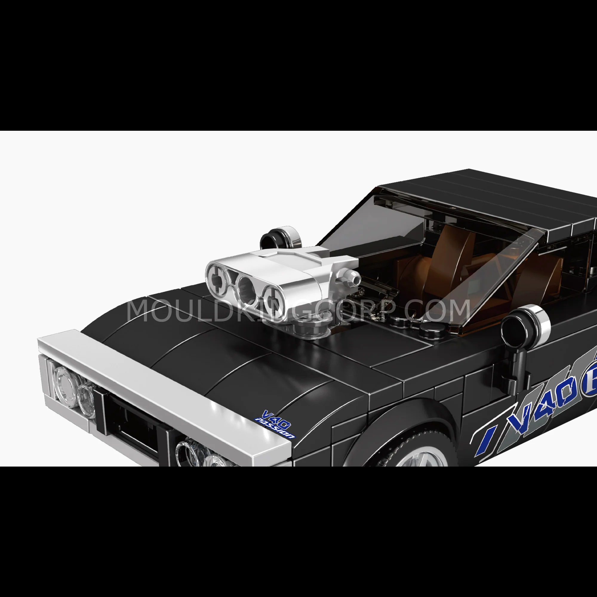 Mould King 27049 Charger RT NARC Car Building Set | 346 Pcs - Image 4