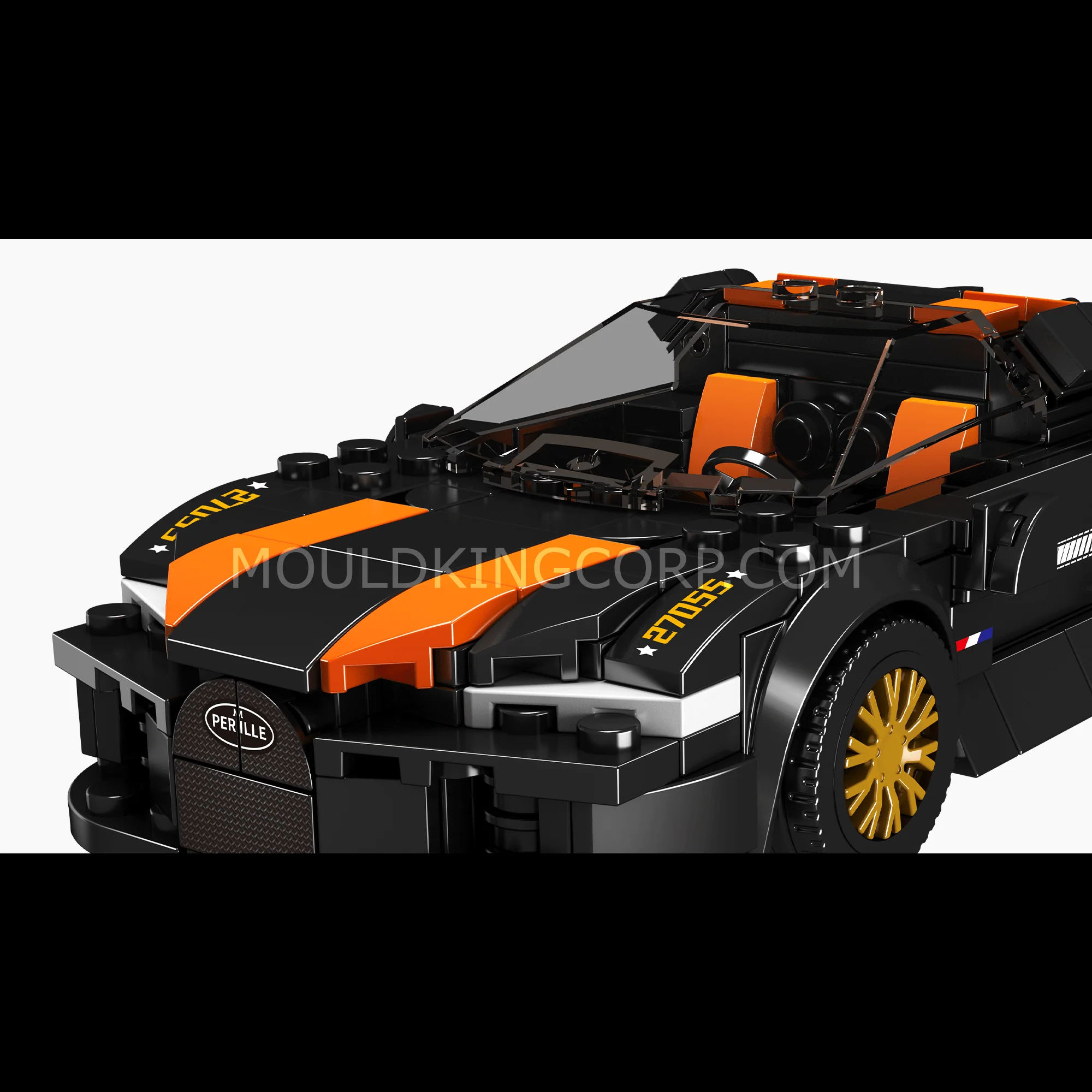 Mould King 27055 Chiron 300+ Supercar Building Set | 386 Pcs - Image 2