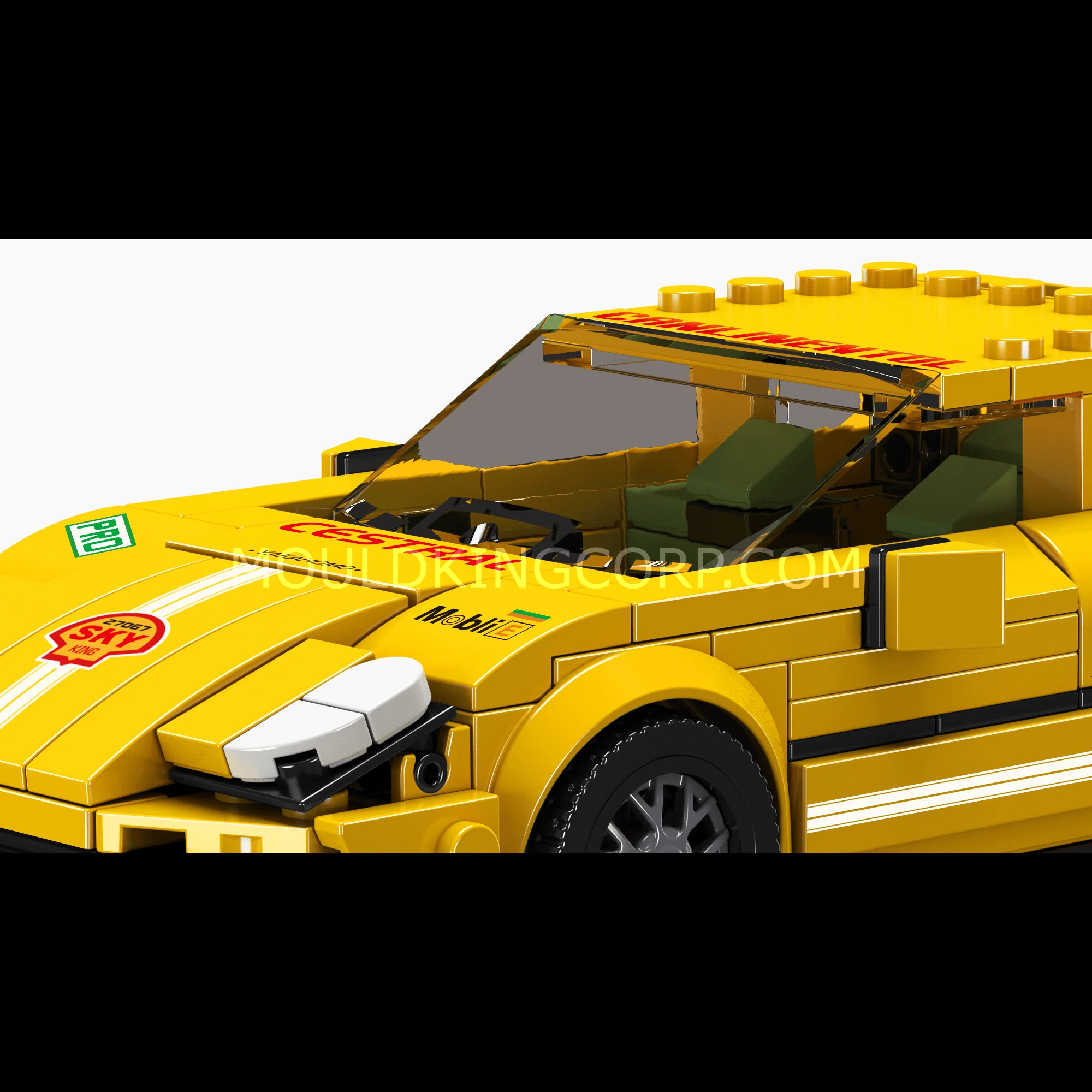 Mould King 27067 Panamera Car Model Building Set | 344 Pcs - Image 3