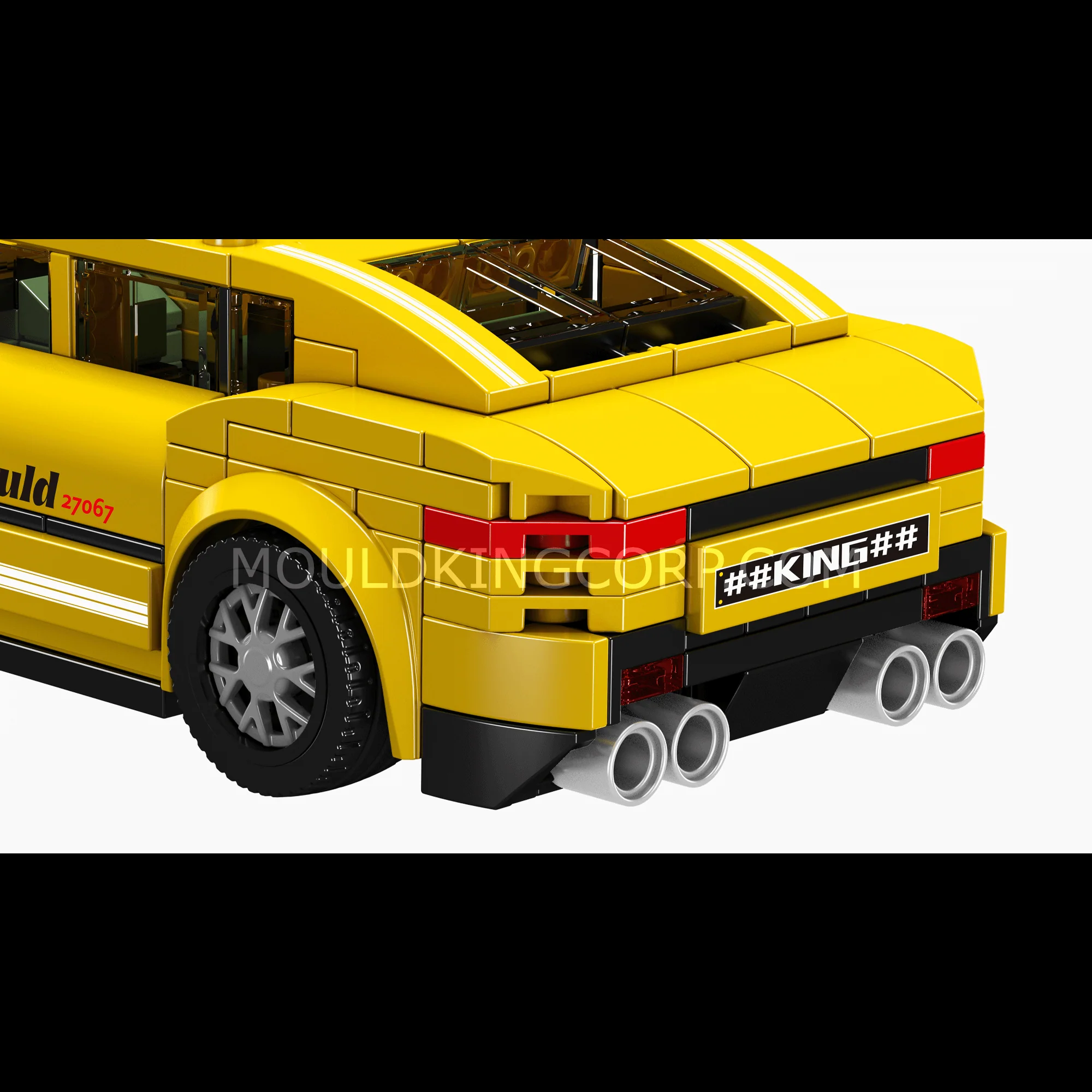 Mould King 27067 Panamera Car Model Building Set | 344 Pcs - Image 5