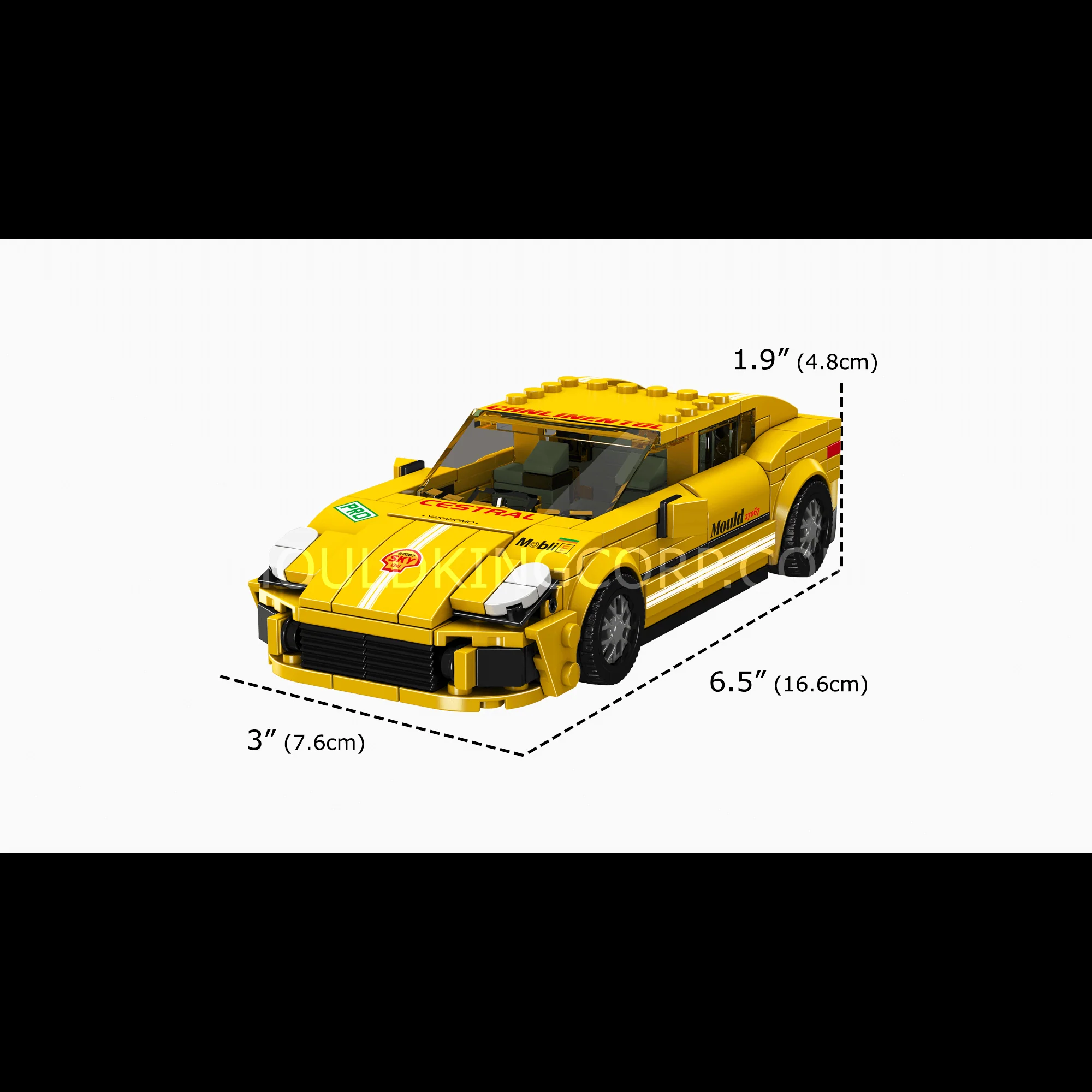 Mould King 27067 Panamera Car Model Building Set | 344 Pcs - Image 6