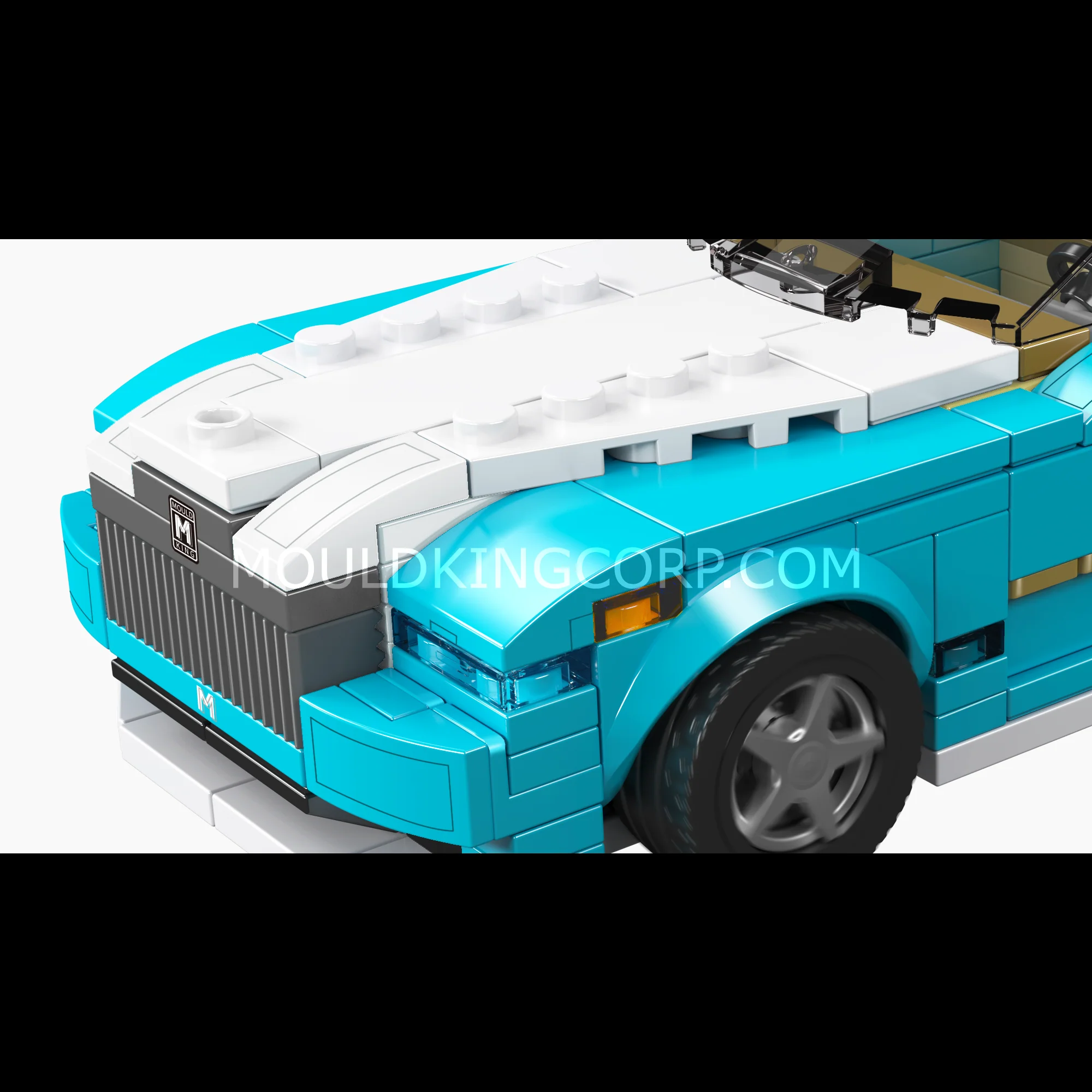 Mould King 27071 RR Black Badge Car Model Building Set | 476 Pcs - Image 4