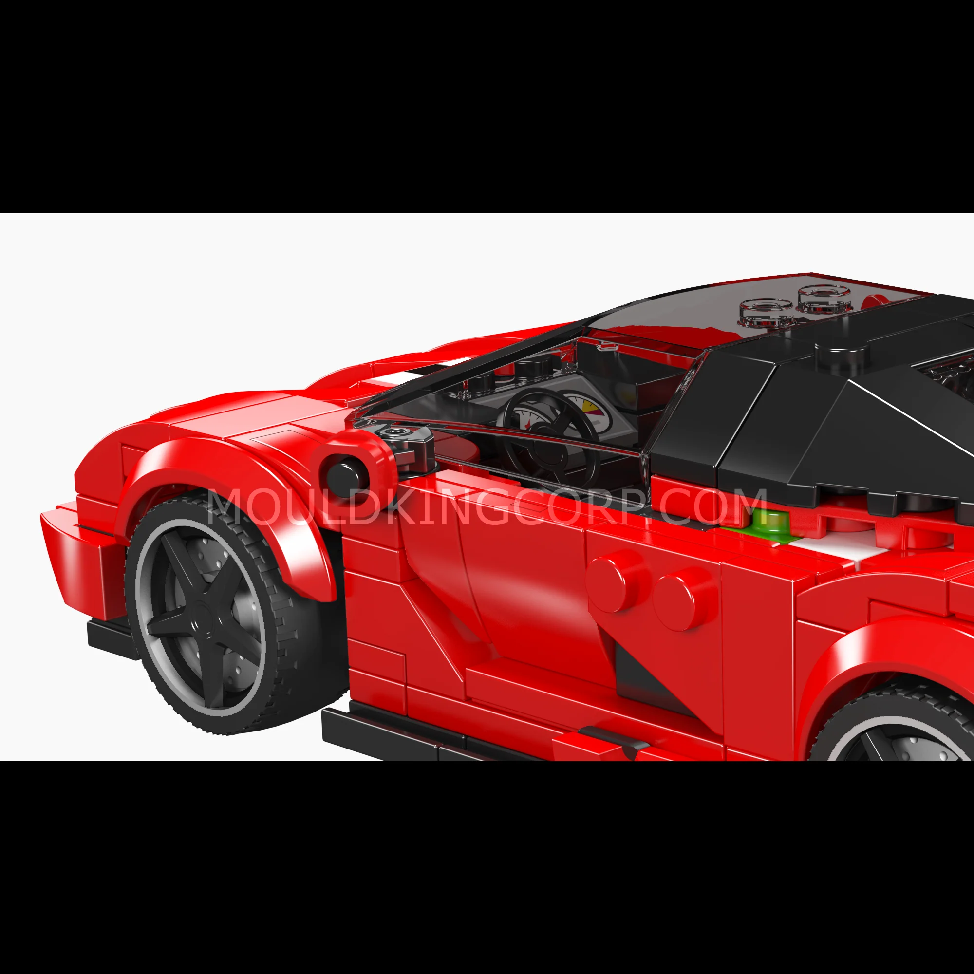 Mould King 27075 Laferrari Car Model Building Set | 374 Pcs - Image 2