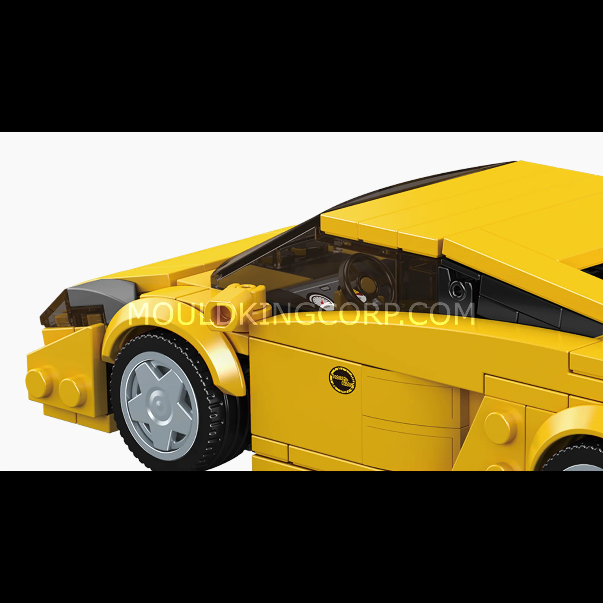 Mould King 27076 Lambo Gallardo Car Model Building Set | 342 Pcs - Image 3
