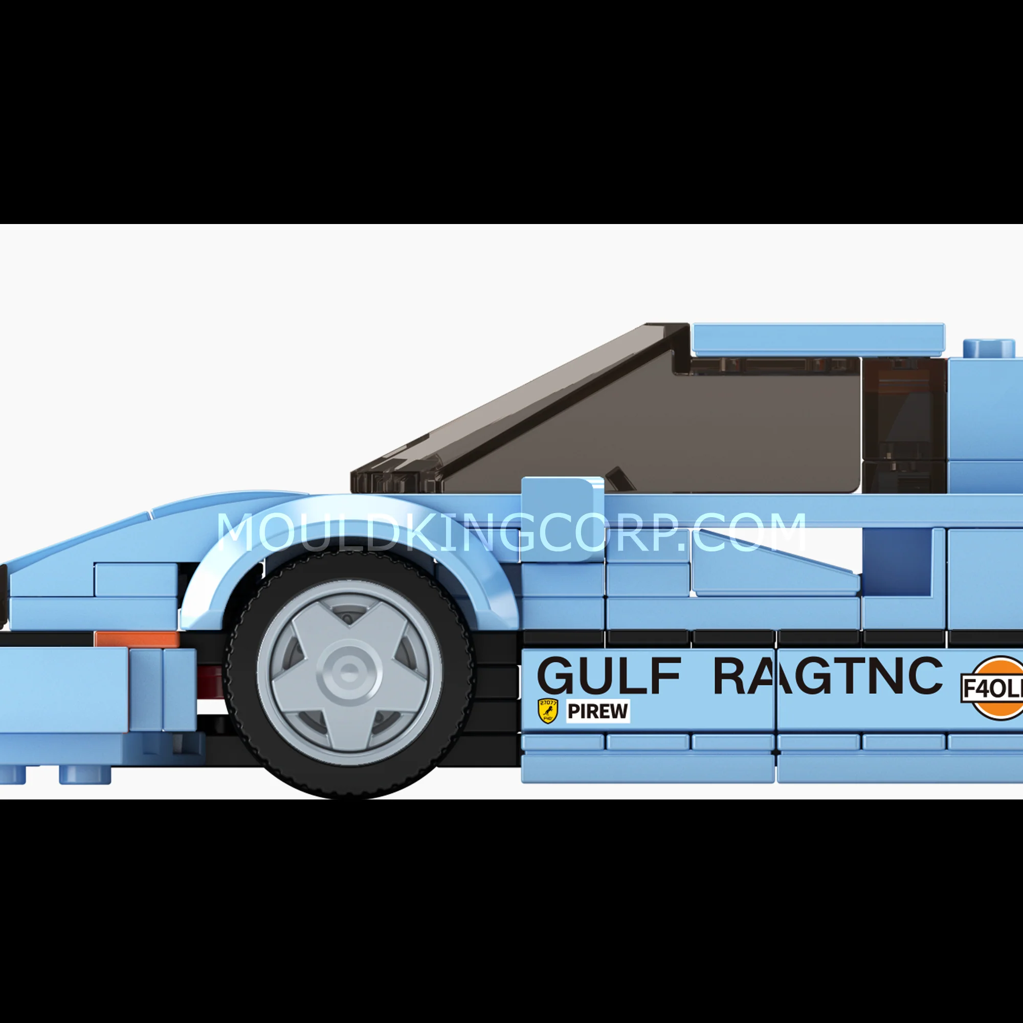 Mould King 27077 F40 LM Model Car Building Set | 435 Pieces - Image 4