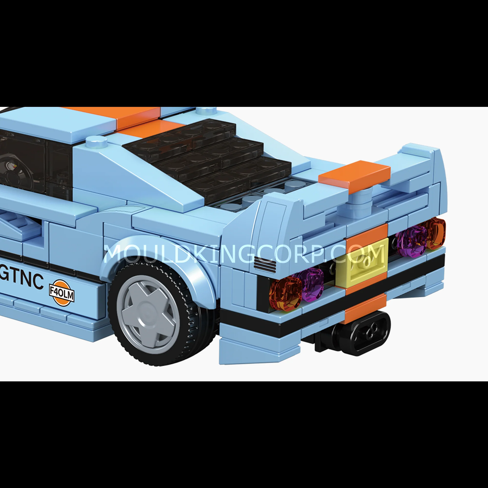 Mould King 27077 F40 LM Model Car Building Set | 435 Pieces - Image 5