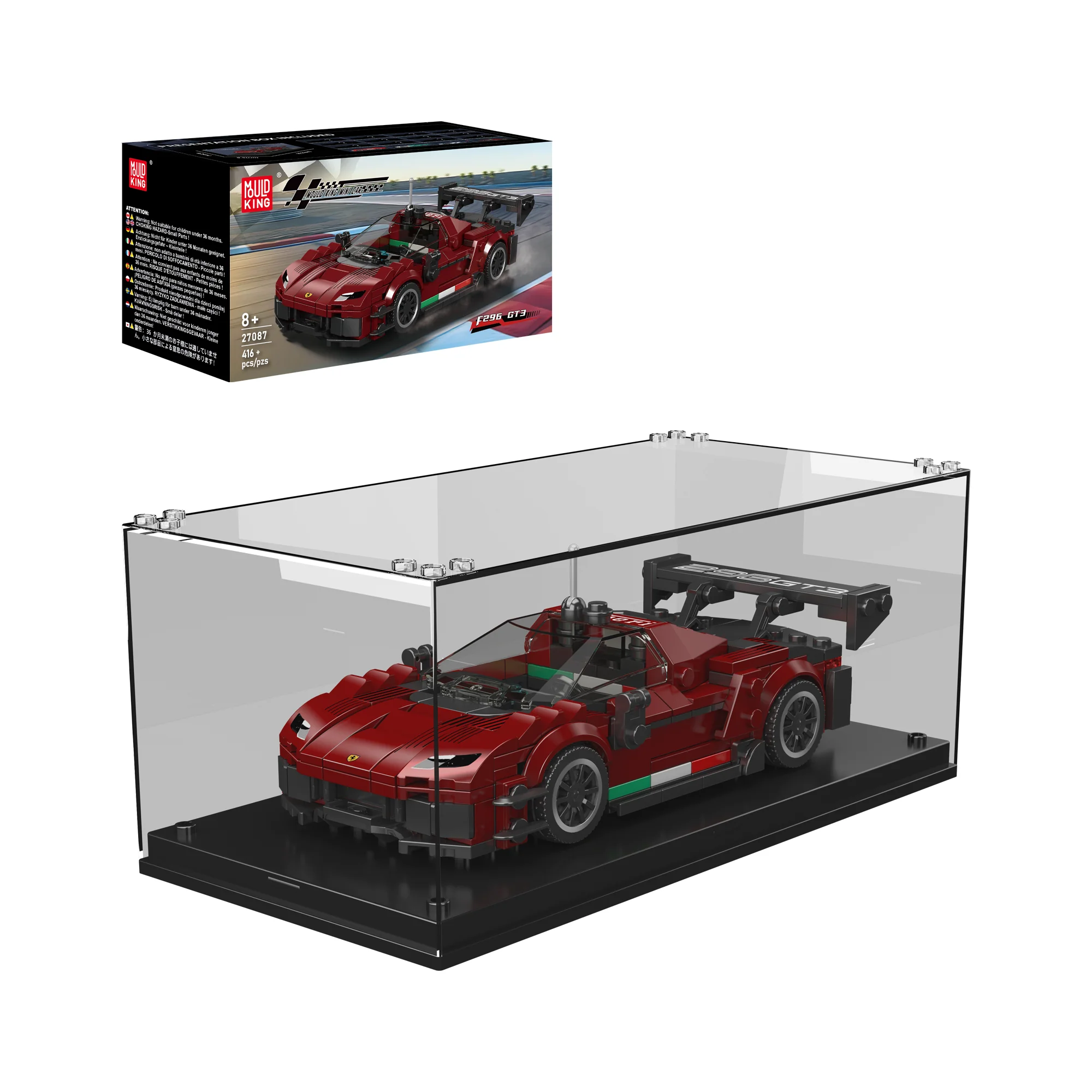 Mould King 27087 F296 GT3 Supercar Model Building Set | 416 Pcs