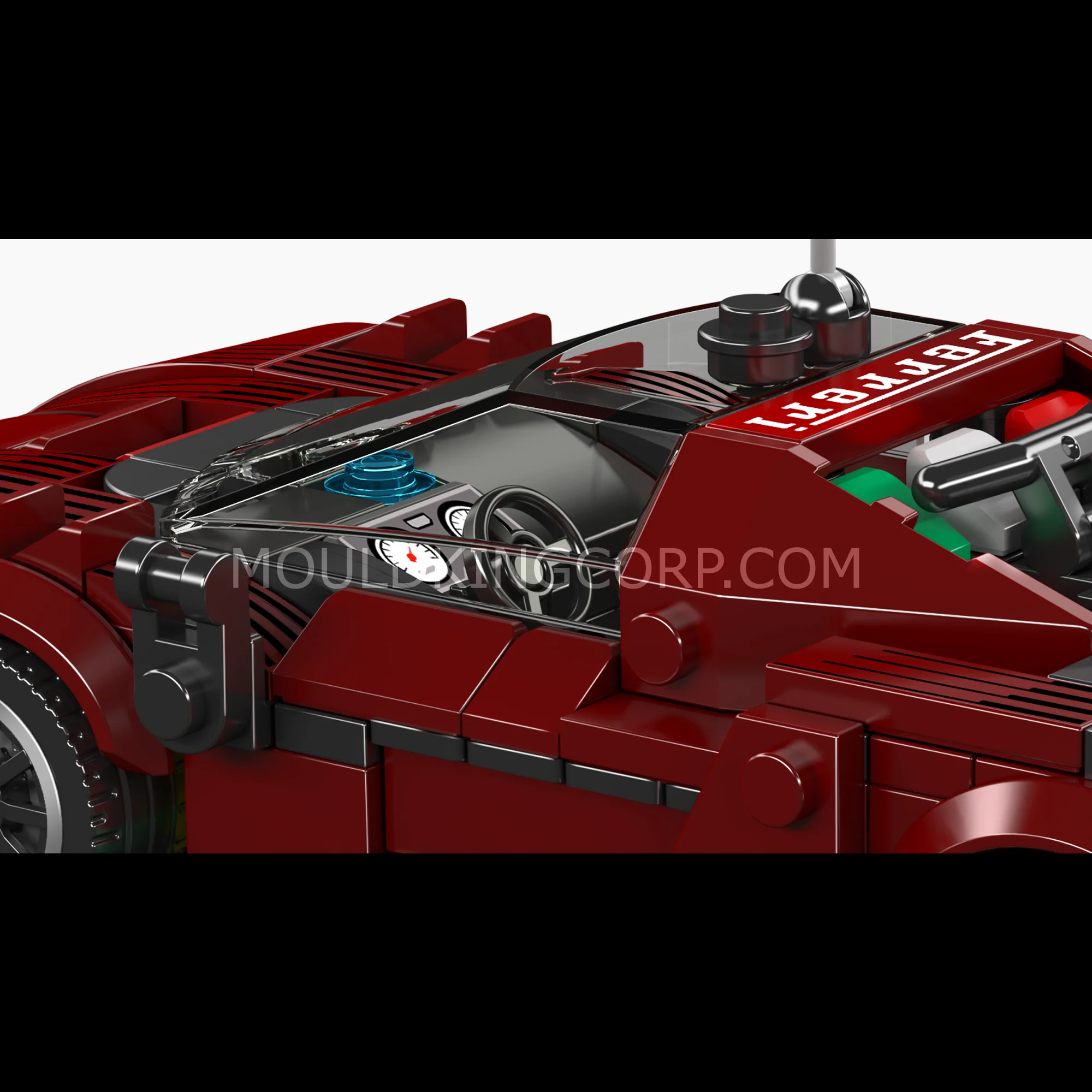 Mould King 27087 F296 GT3 Supercar Model Building Set | 416 Pcs - Image 3