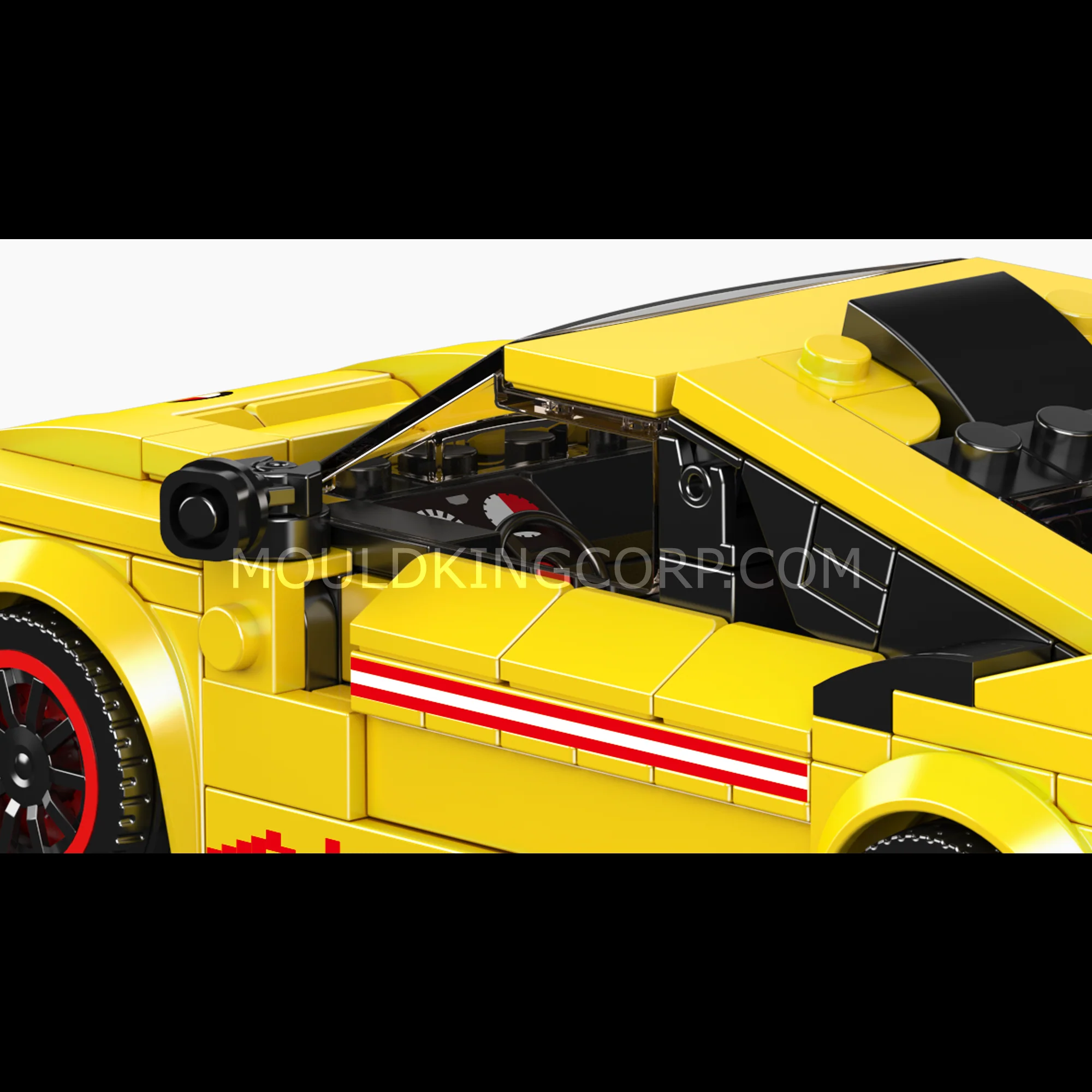 Mould King 27088 EVO38 Rally Car Model Building Set | 466 Pcs - Image 2