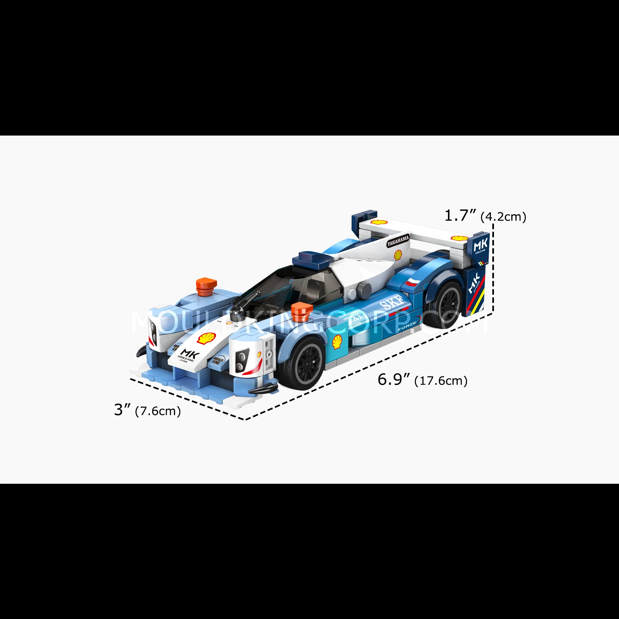 Mould King 27099 SC63 Racing Car Building Set | 396 Pcs - Image 6