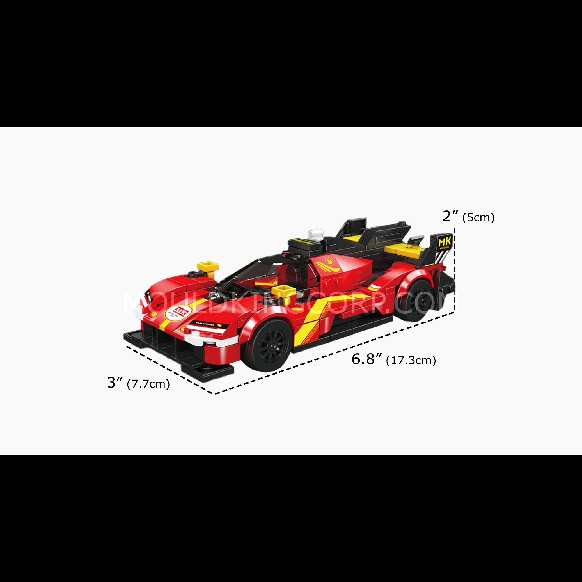 Mould King 27100 FR499P Le Mans Hypercare Building Block Set | 355 Pcs - Image 6