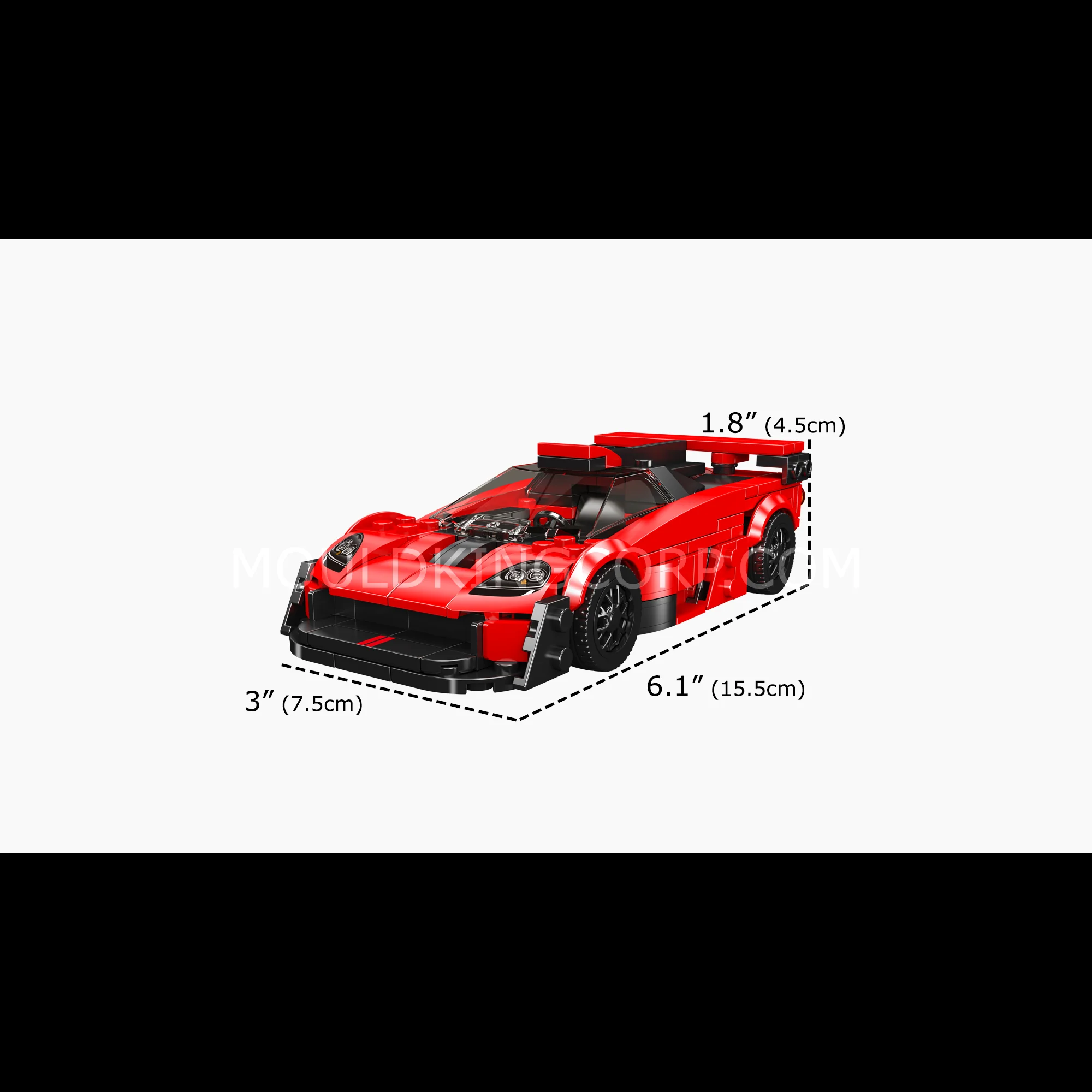Mould King 27106 T.50s Supercar Model Building Set | 333 Pcs - Image 6