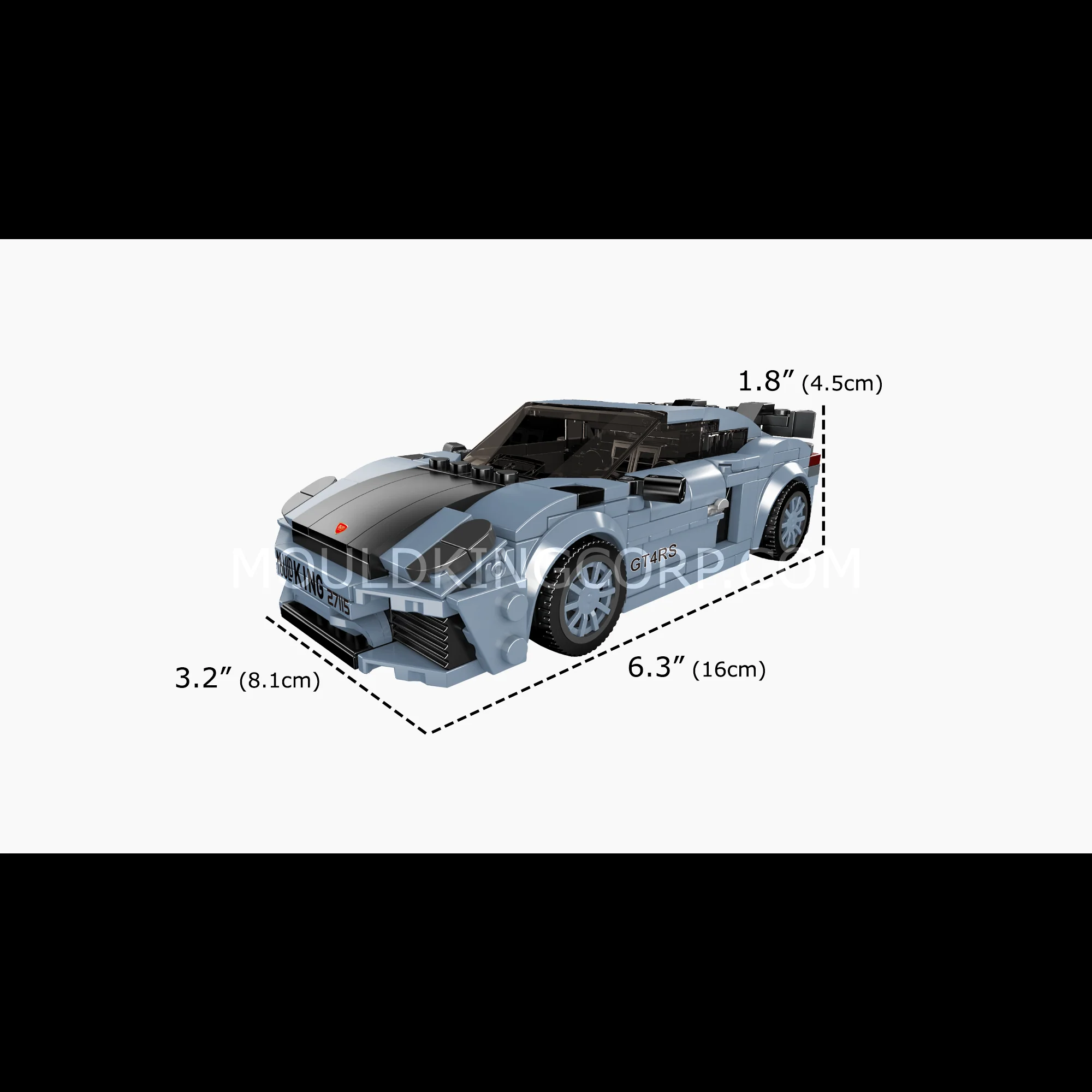 Mould King 27115 718 GT4 RS Car Model Building Set | 415 Pcs - Image 6