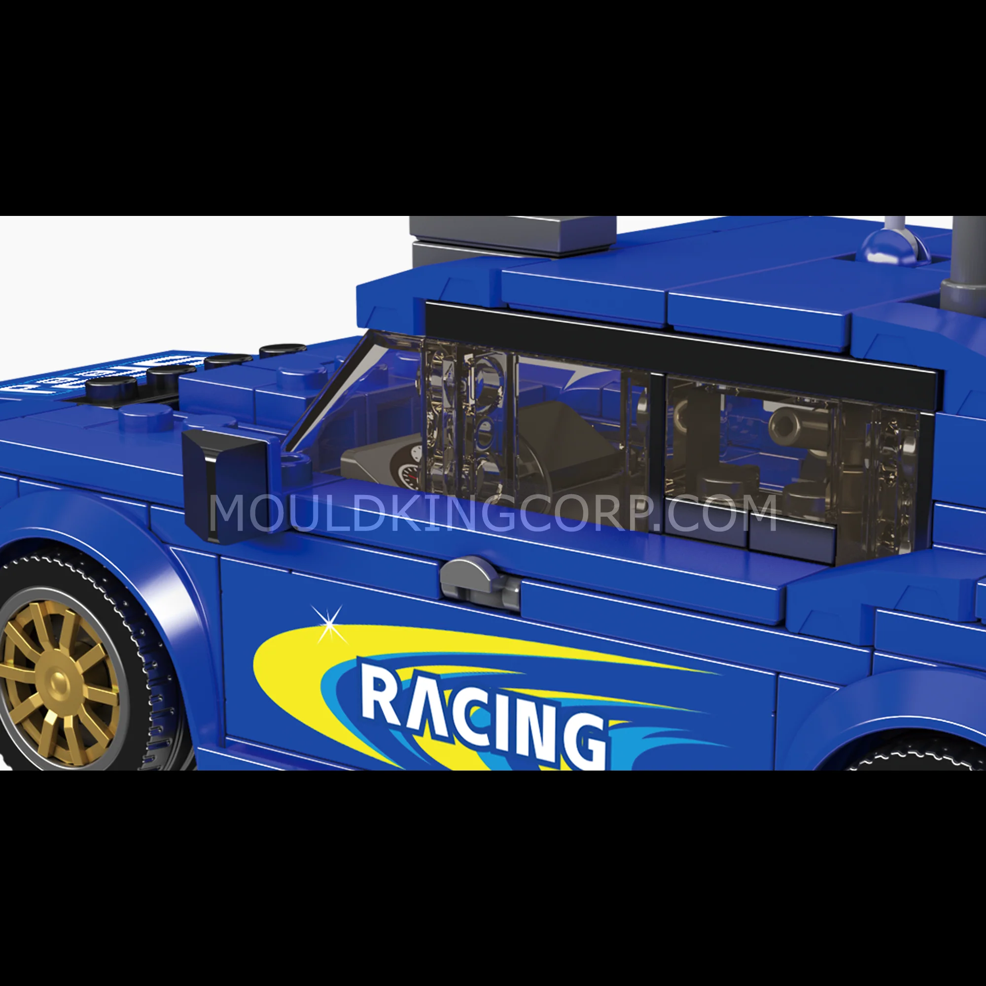 Mould King 27134 Impresa WRC 2004 Model Car Building Set | 445 Pcs - Image 2