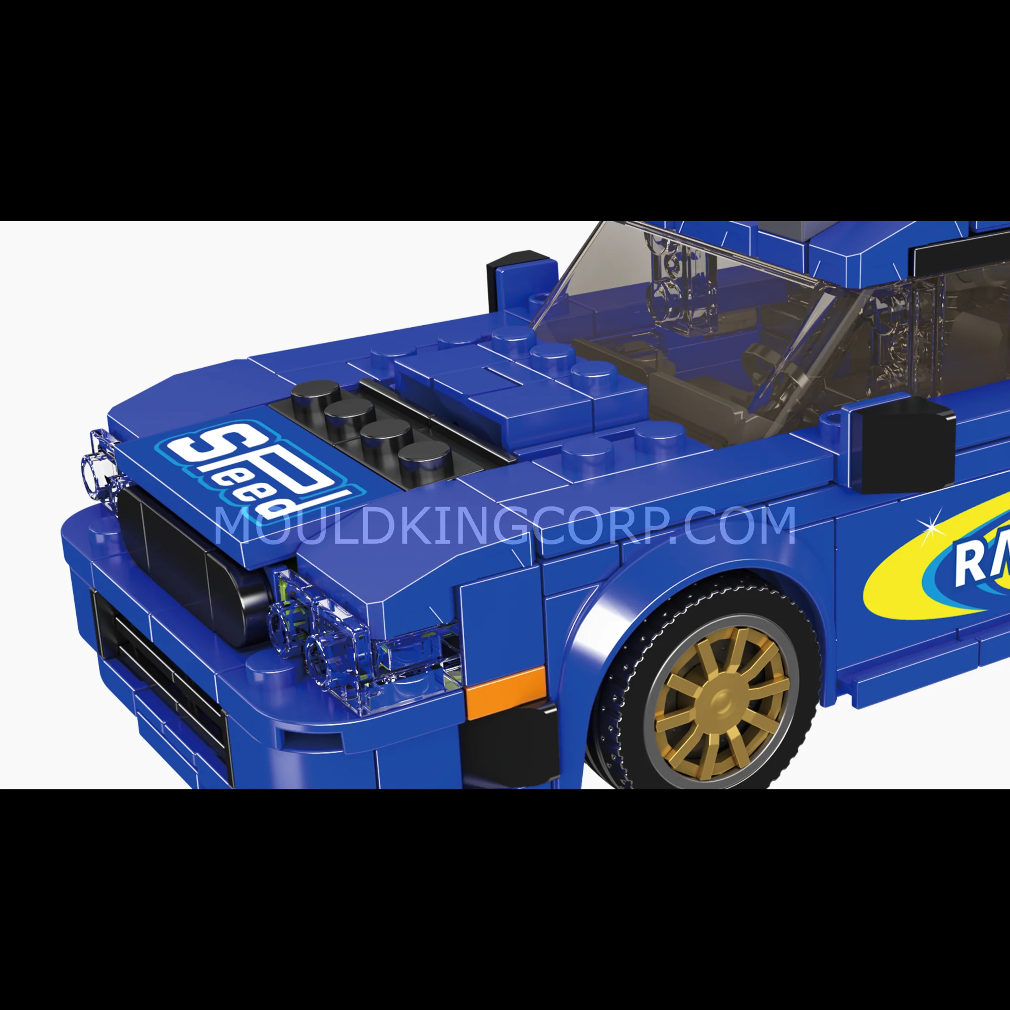 Mould King 27134 Impresa WRC 2004 Model Car Building Set | 445 Pcs - Image 3