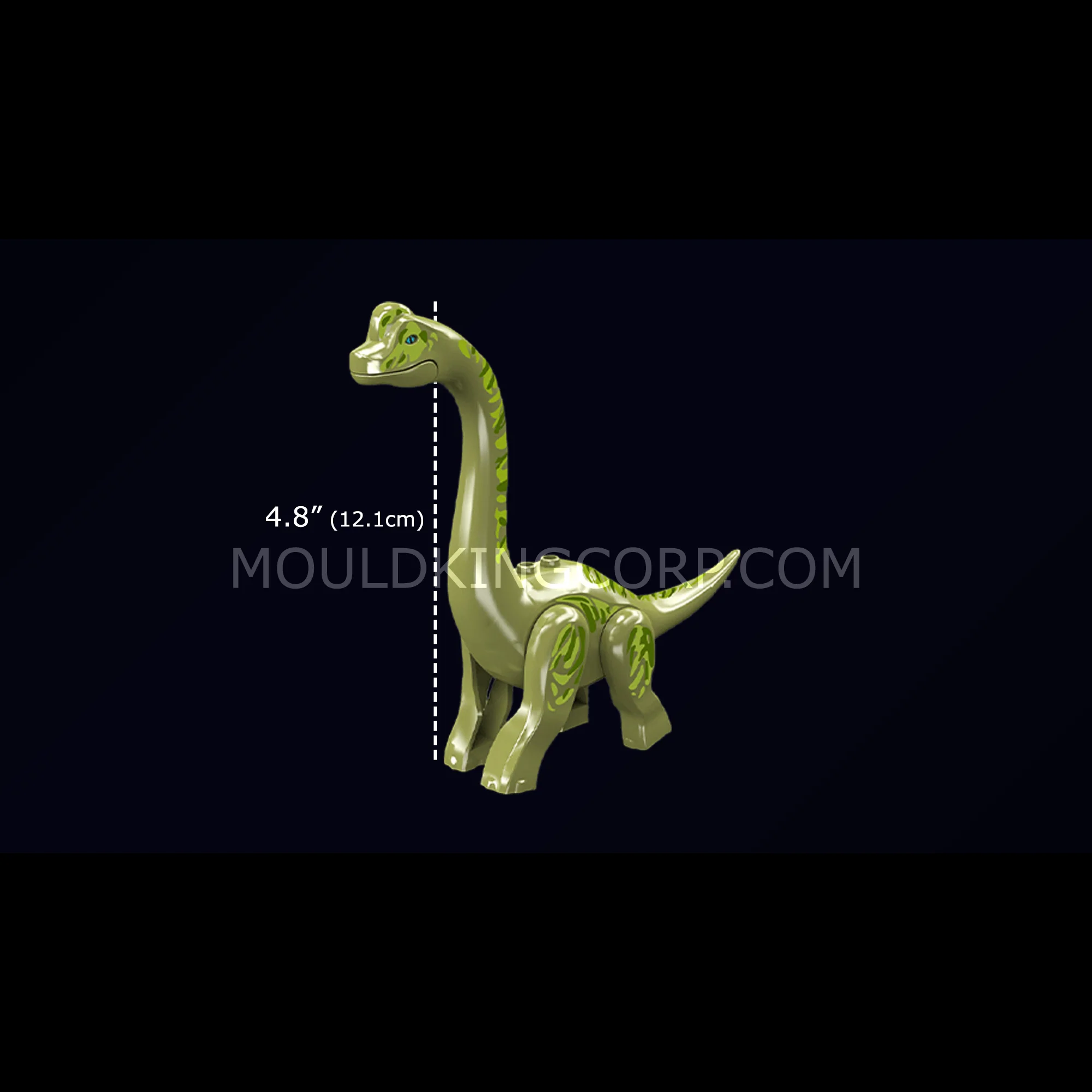 Mould King 29001 Jurassic Adventure Brachiosaurus Island Explorer Dino Egg Building Set | 373 Pcs - Image 2