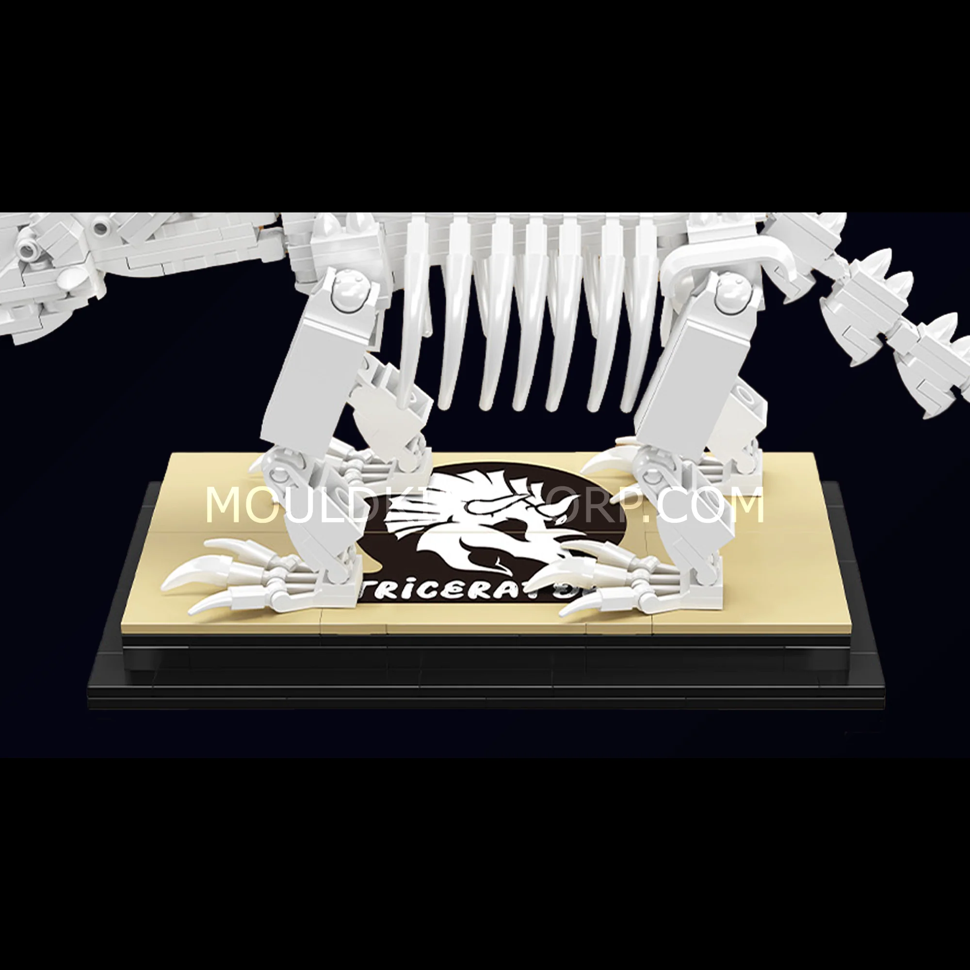 Mould King 29006 Triceratops Dinosaur Fossil Building Kit | 397 Pcs - Image 2