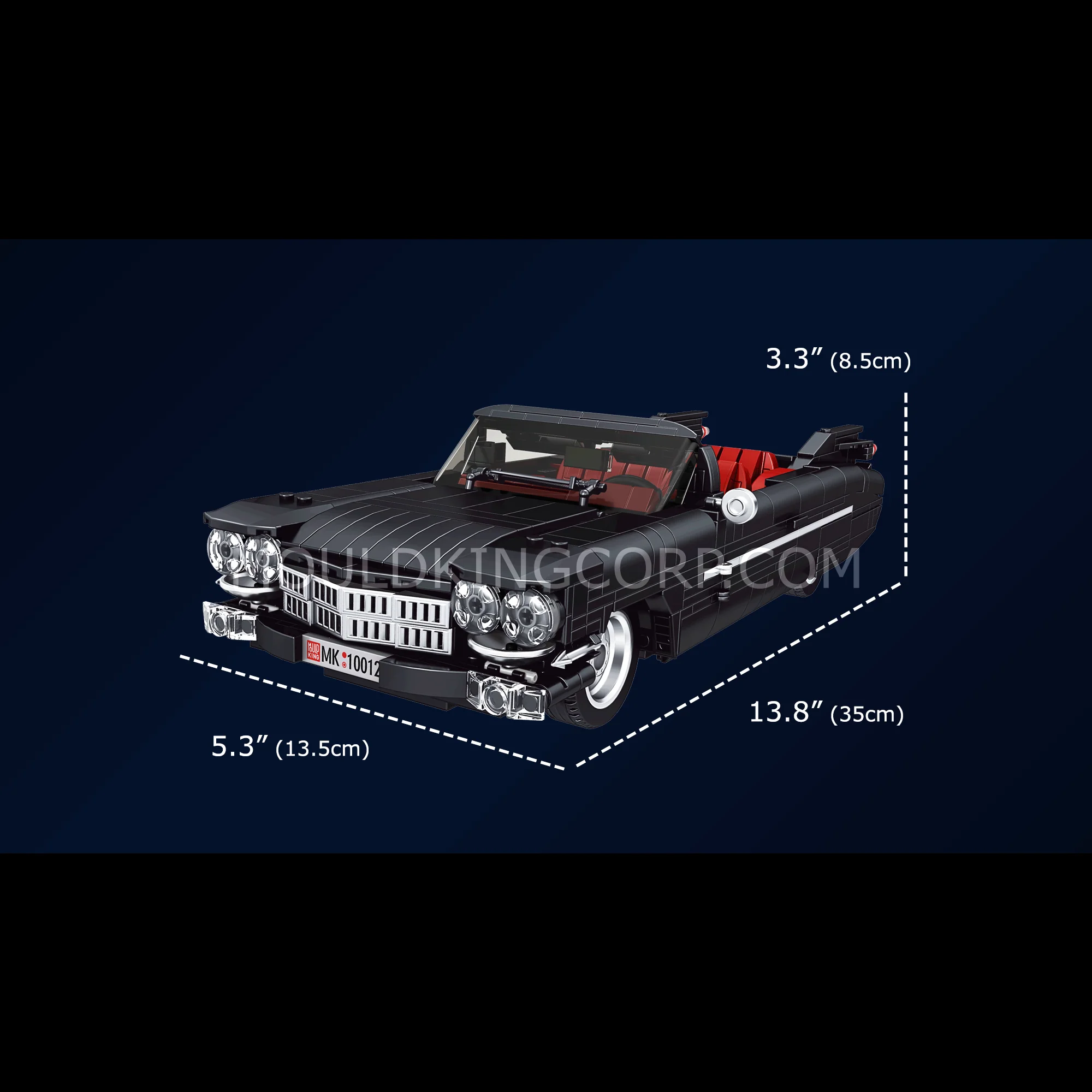 Mould King 10012 Cadi-Elrado Car Model Building Toy Set | 1,245 PCS - Image 6