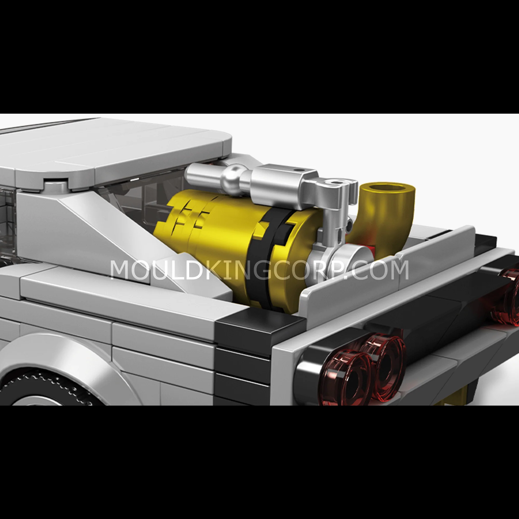 MOULD KING 27035 Charger Muscle Car Model Building Set | 355 PCS - Image 5