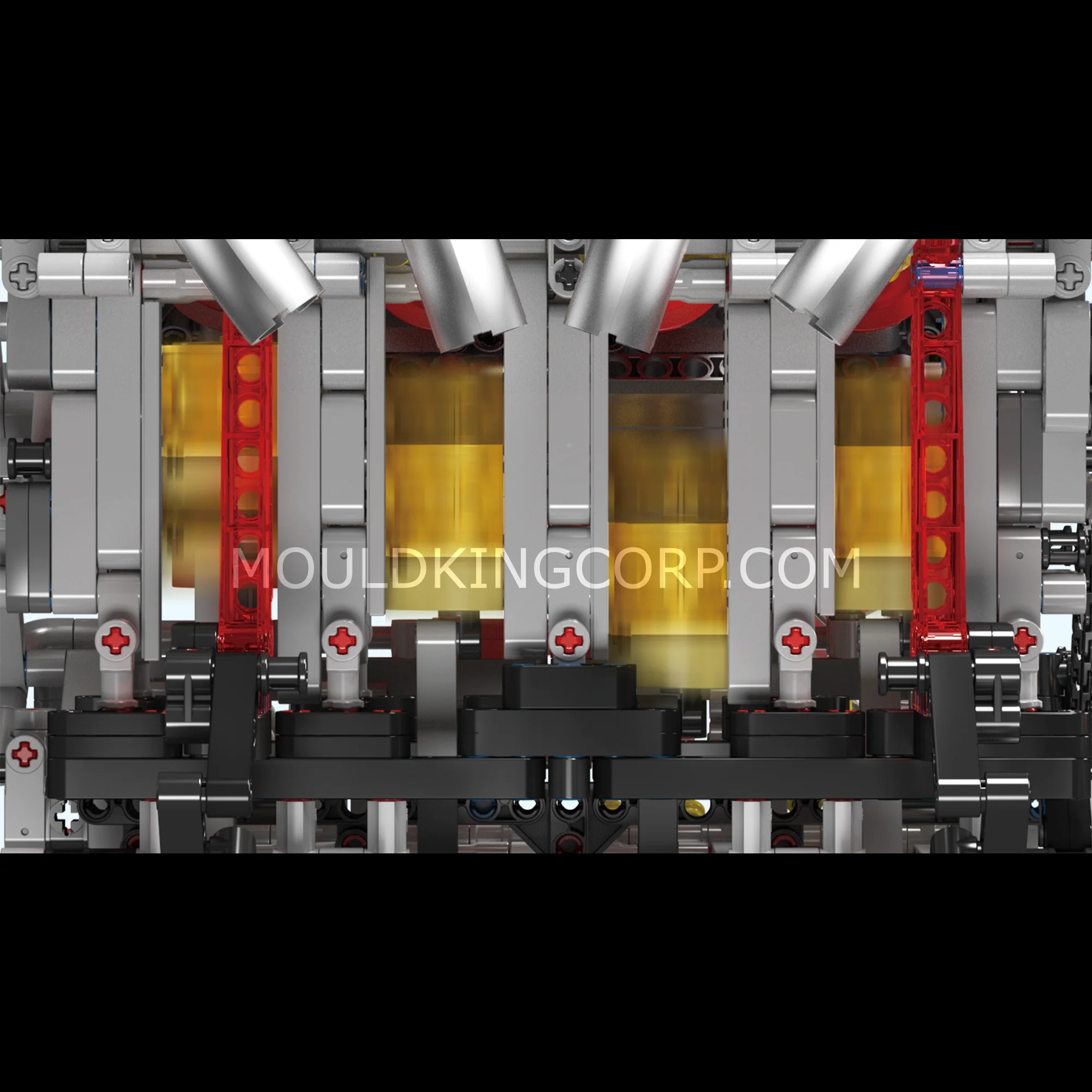 Mould King 10130 F488 Motorised V8 Engine Building Set | 2,718 Pcs - Image 2