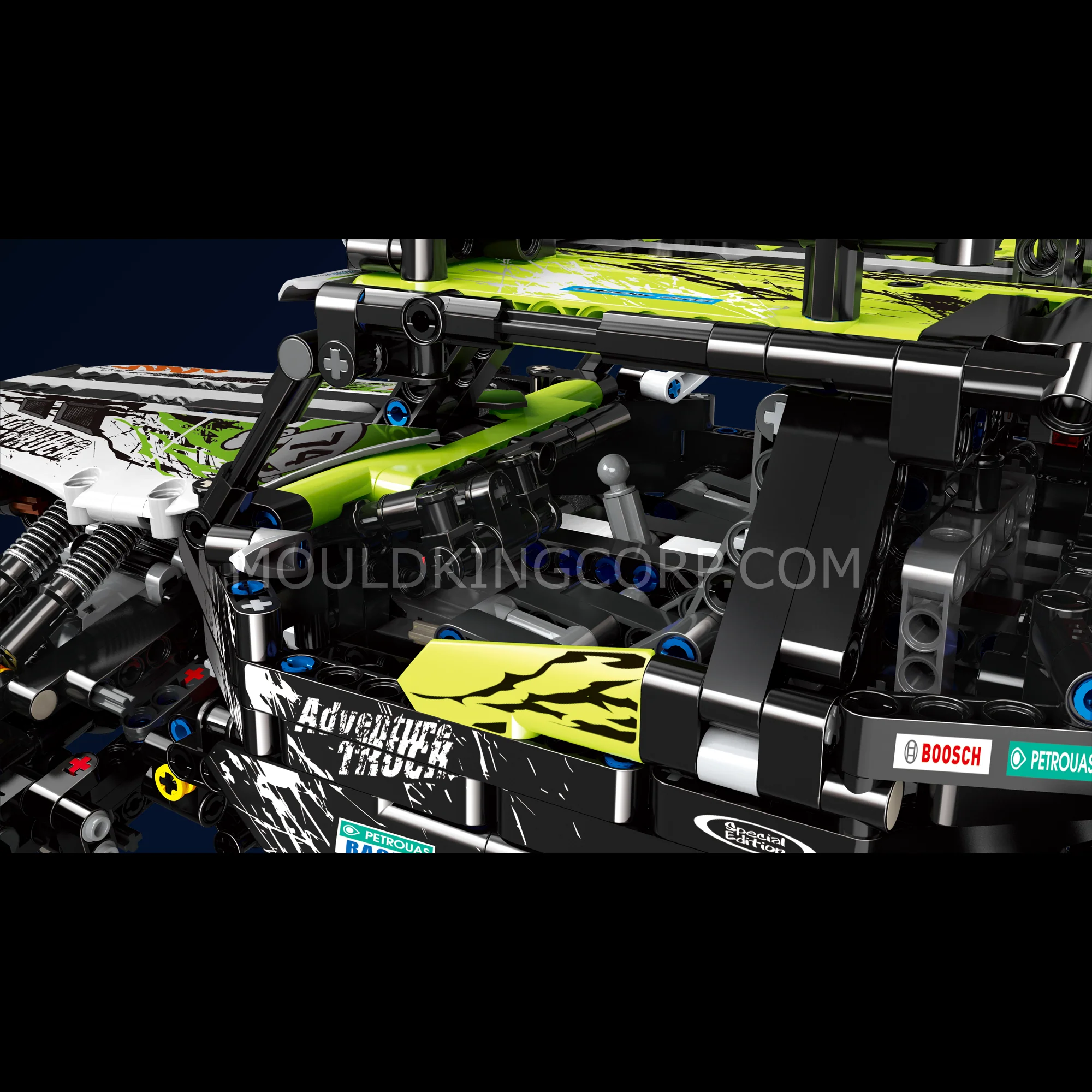 Mould King 18002 Green Hound Remote Controlled Buggy Building Kit | 1,890 PCS - Image 2