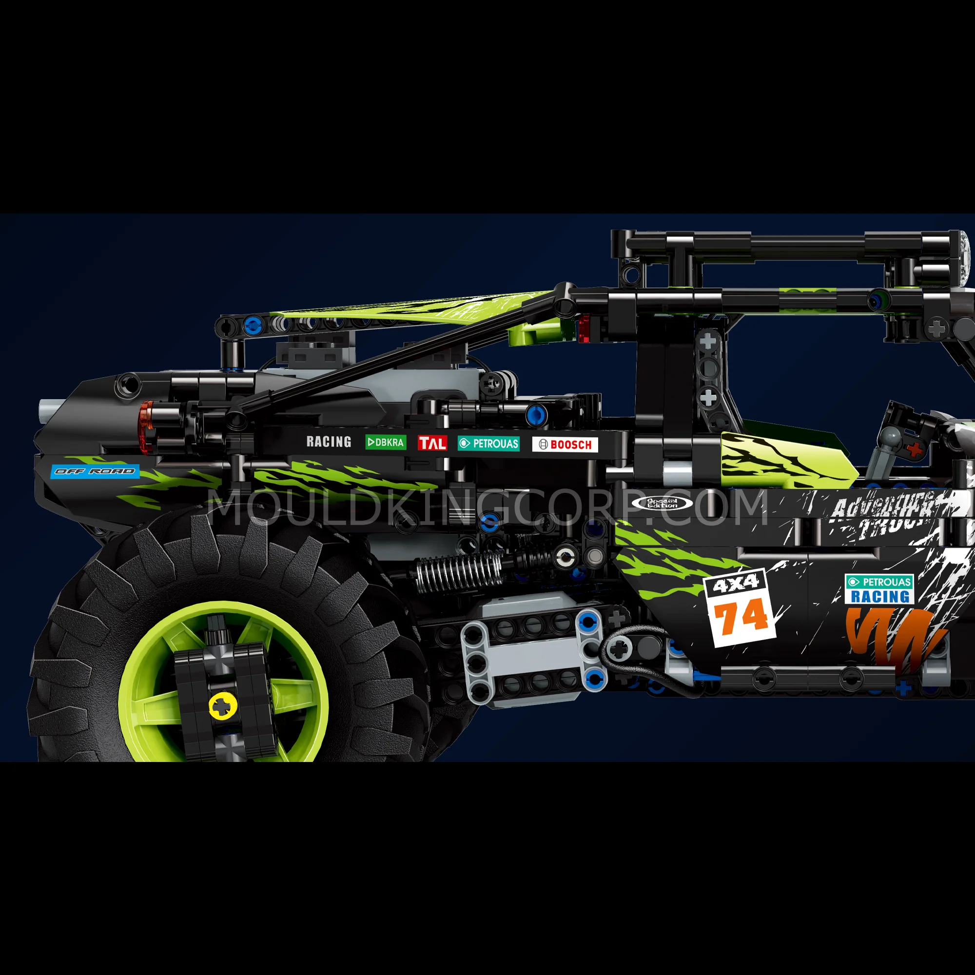 Mould King 18002 Green Hound Remote Controlled Buggy Building Kit | 1,890 PCS - Image 3