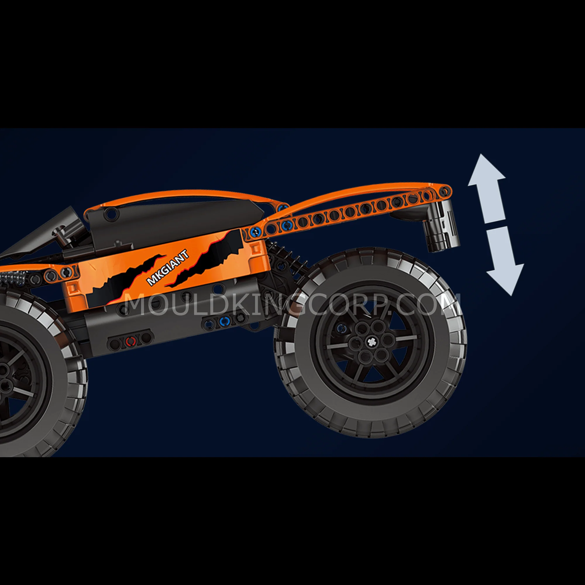 Mould King 18025 Giant Climbing Remote Controlled Buggy Building Set | 405 PCS - Image 4