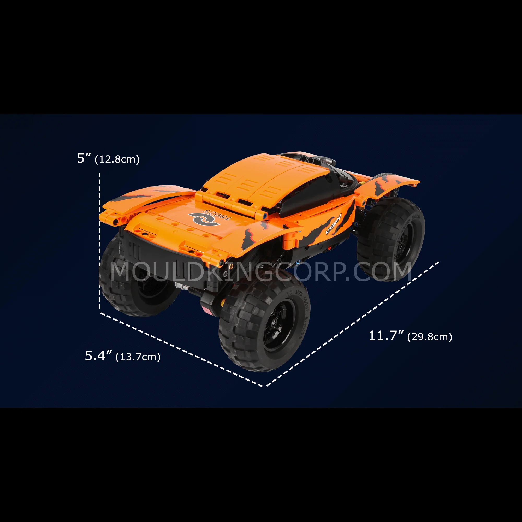 Mould King 18025 Giant Climbing Remote Controlled Buggy Building Set | 405 PCS - Image 6