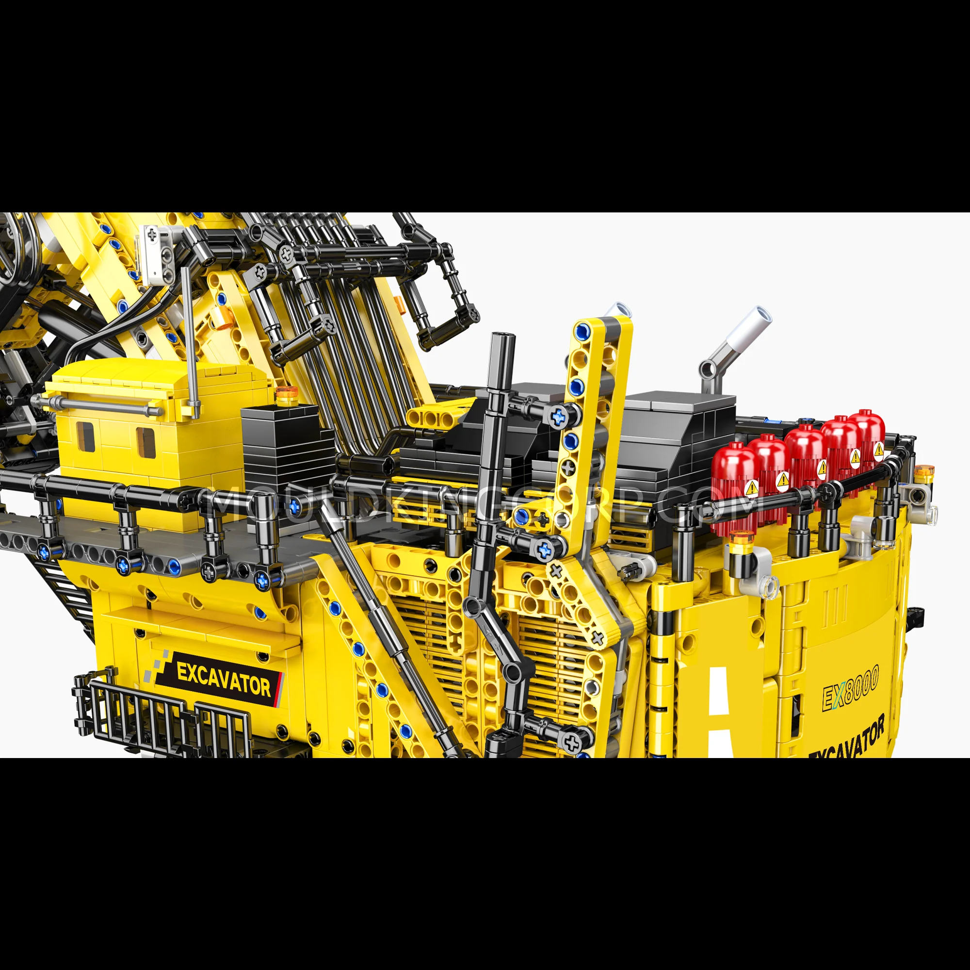 MOULD KING 17070 Liebherr R 9800 Mining Excavator Building Sets | 4,767 PCS - Image 3