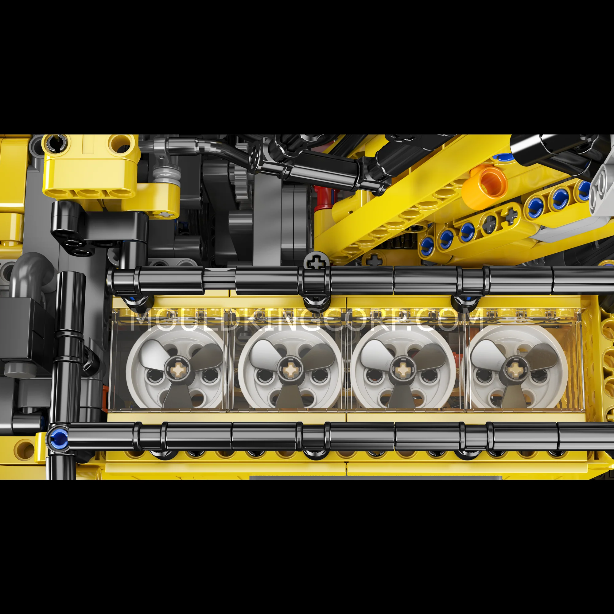 MOULD KING 17070 Liebherr R 9800 Mining Excavator Building Sets | 4,767 PCS - Image 4