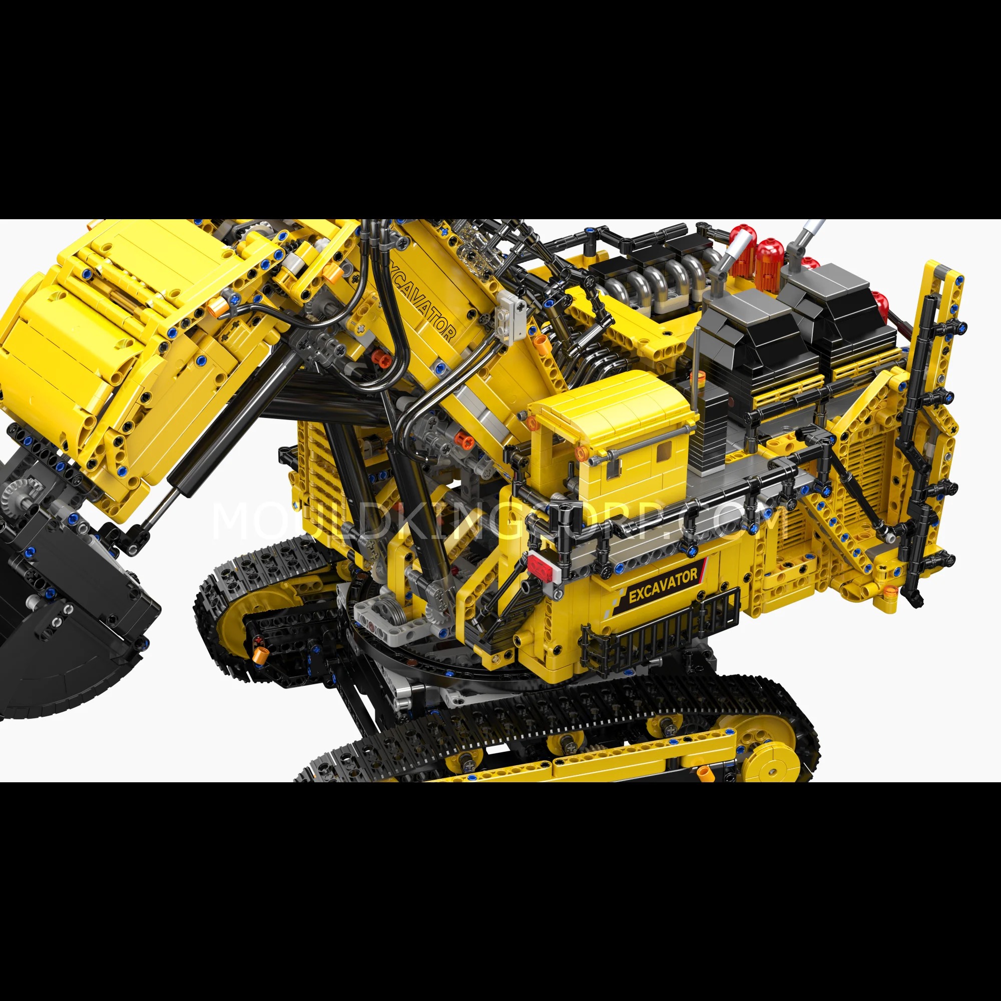 MOULD KING 17070 Liebherr R 9800 Mining Excavator Building Sets | 4,767 PCS - Image 5