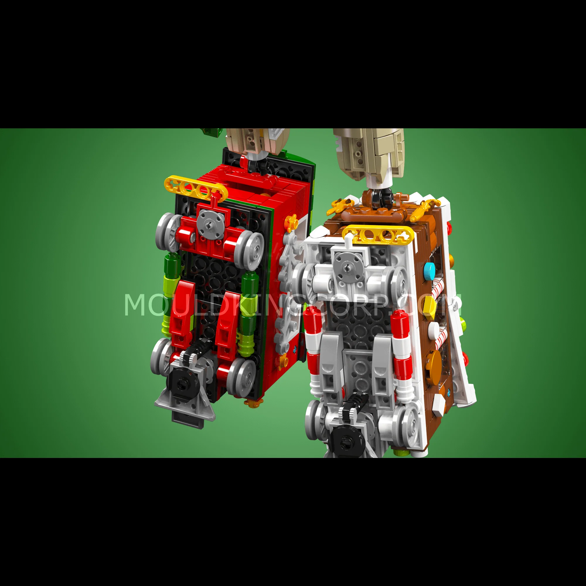 Mould King 12028 2in1 Transformer Christmas Train Building Set | 1,522 PCS - Image 4