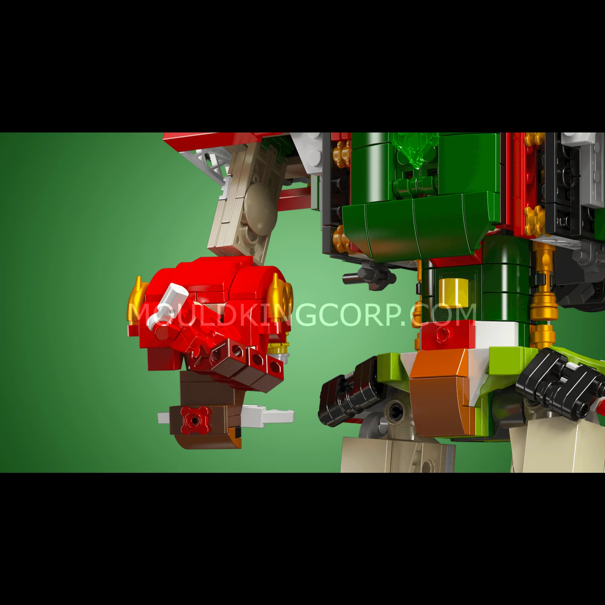 Mould King 12028 2in1 Transformer Christmas Train Building Set | 1,522 PCS - Image 5