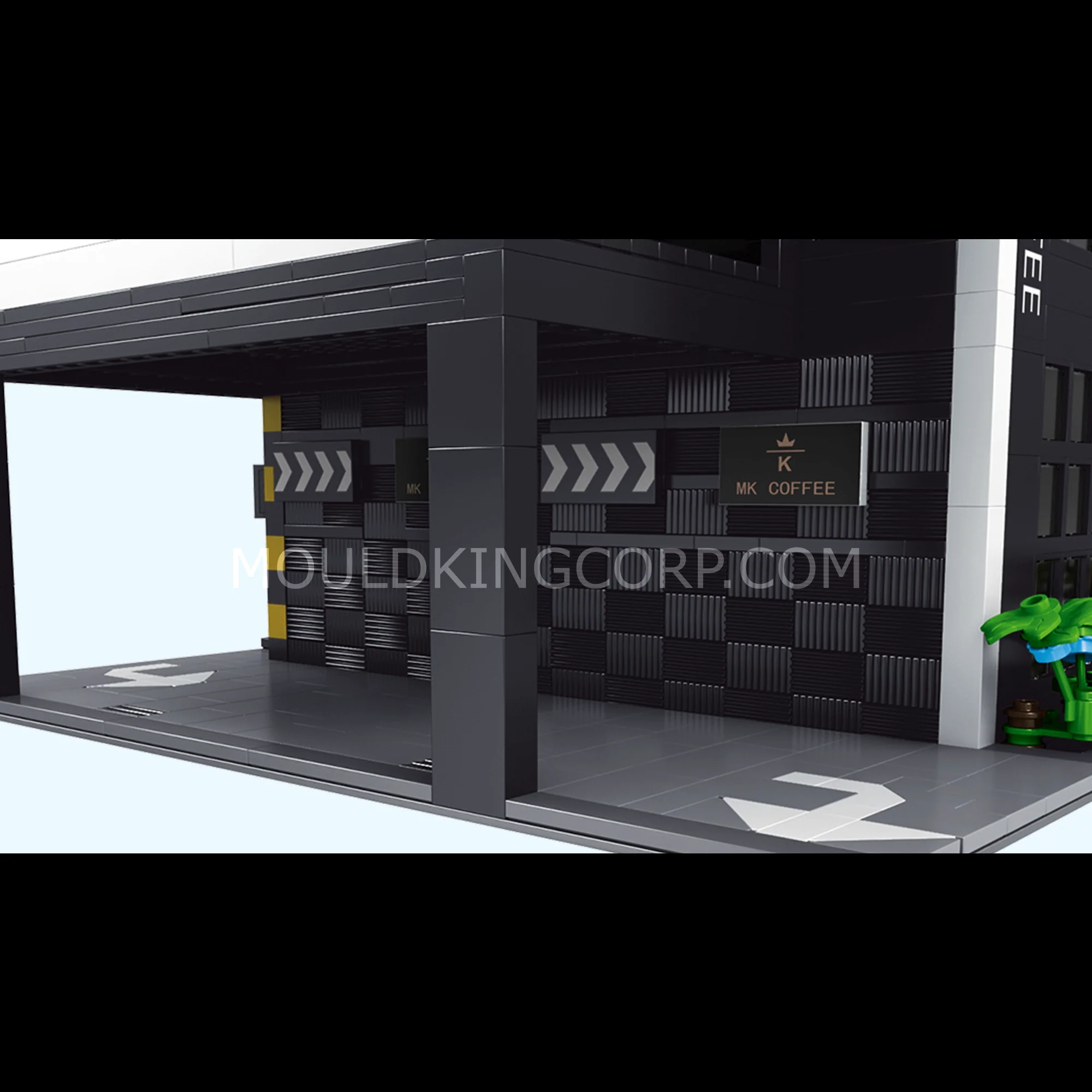 Mould King 16036 Modern Coffee Shop MOC Building Set | 2,728 PCS - Image 5