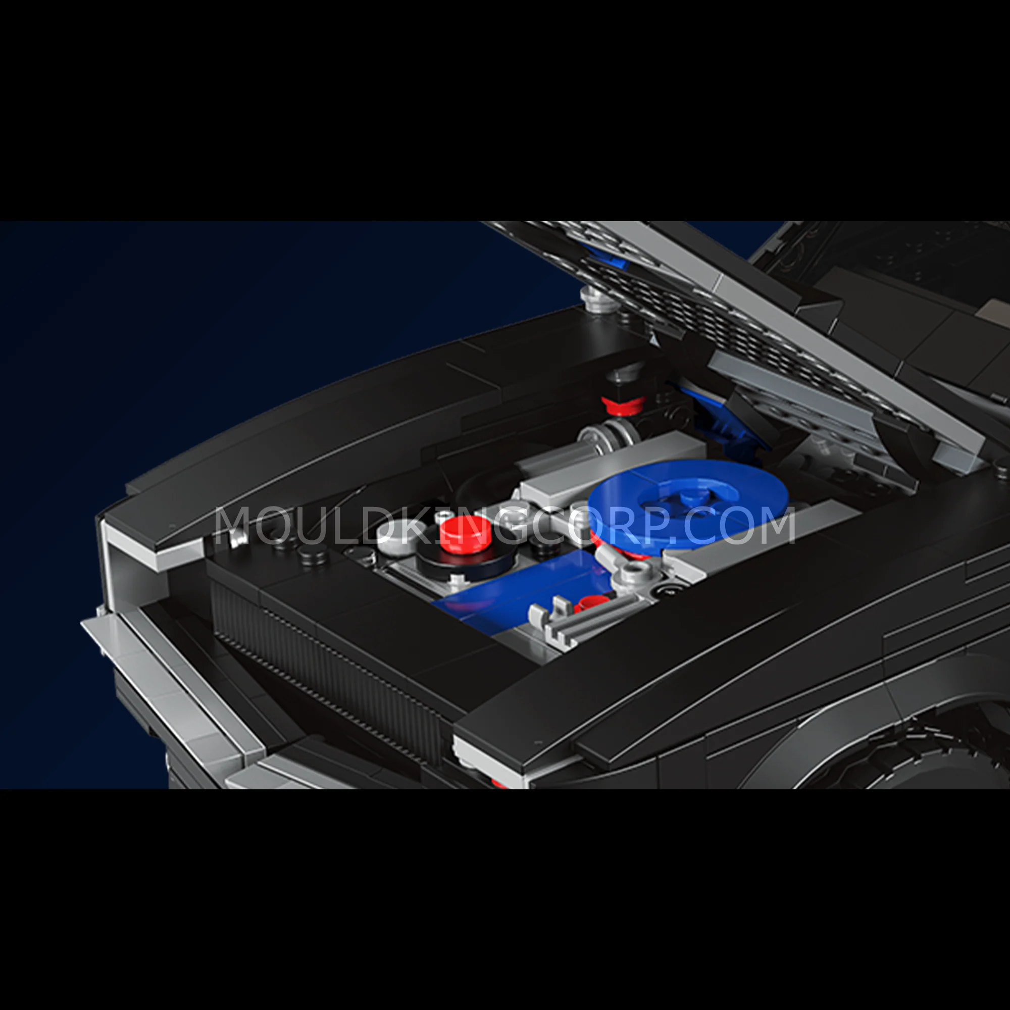 Mould King 10028 Charger American Muscle Car Building Kit | 1,439 PCS - Image 4