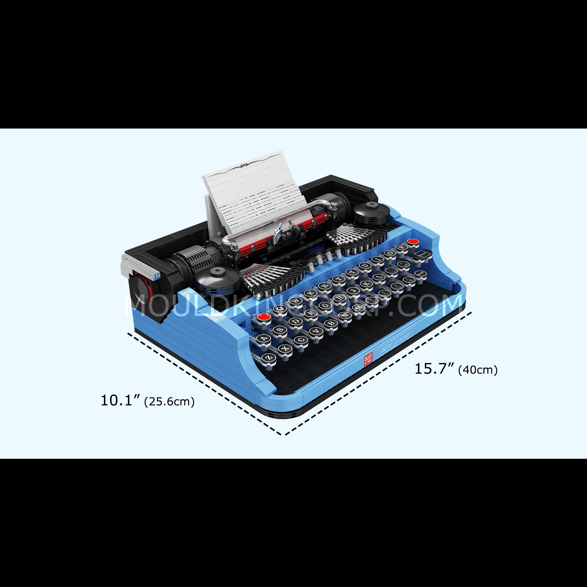 MOULD KING 10032 Retro Typewriter Building Toy Set | 2,139 PCS - Image 6