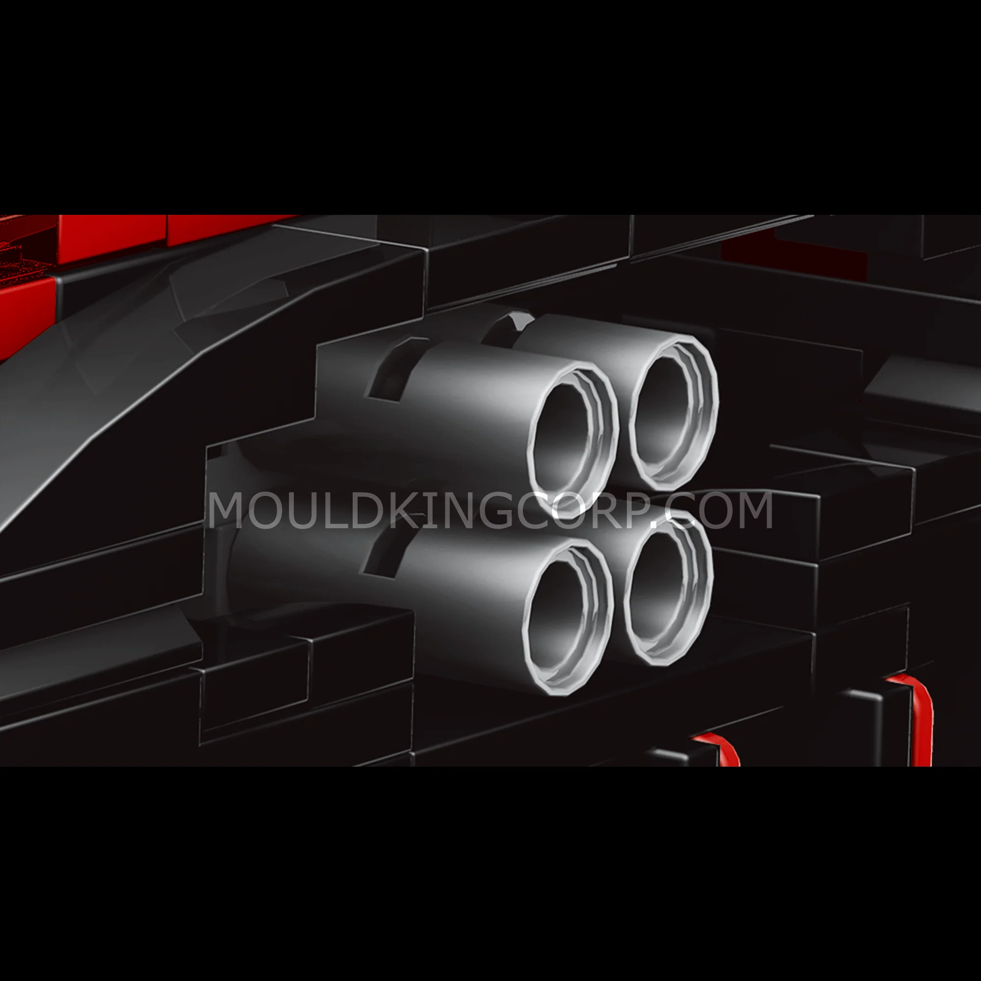 MOULD KING 10041 Zonda R Sports Car Model Building Set | 1,278 PCS - Image 4