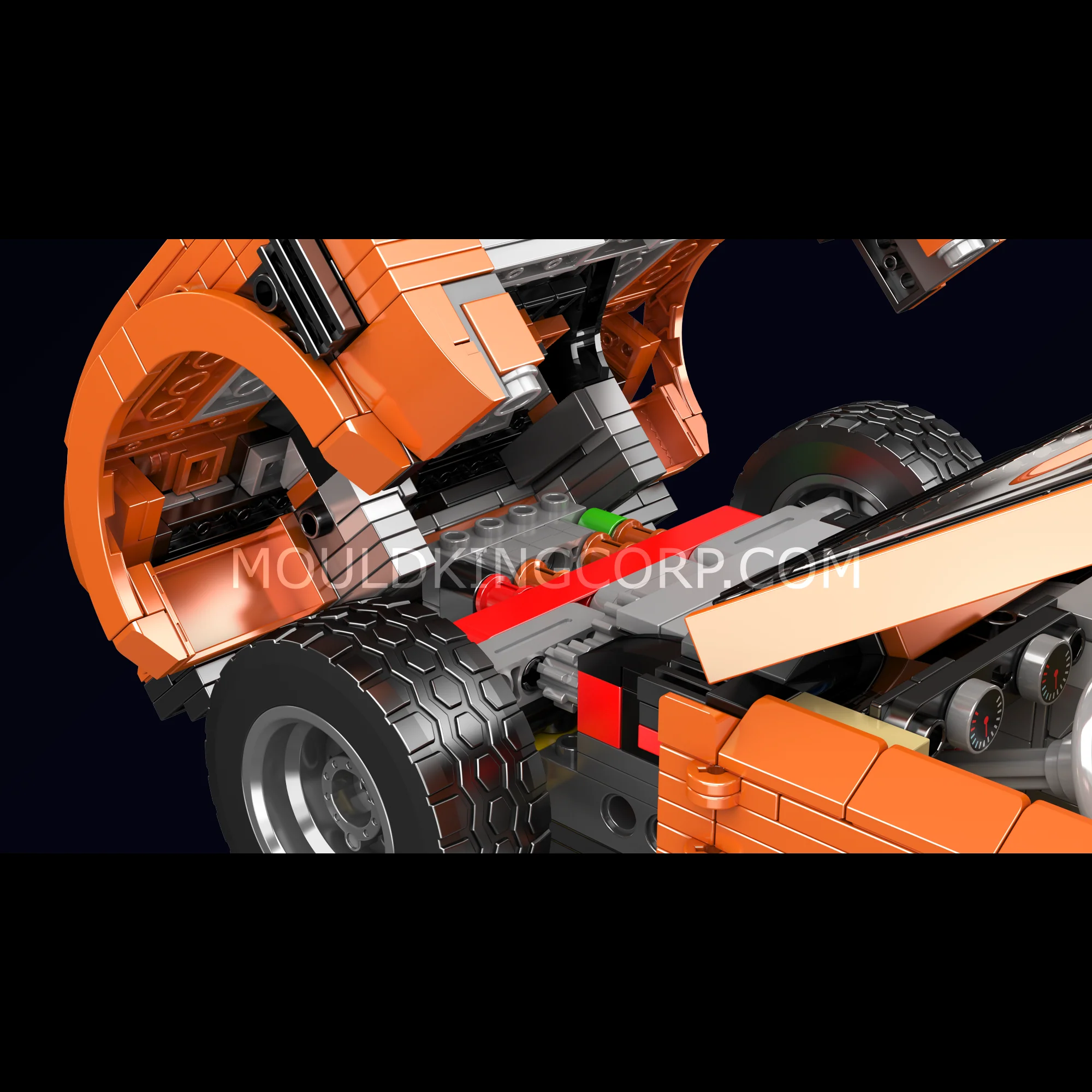 Mould King 10116 Lamb Miura Car Model Building Set | 1,607 Pcs - Image 3