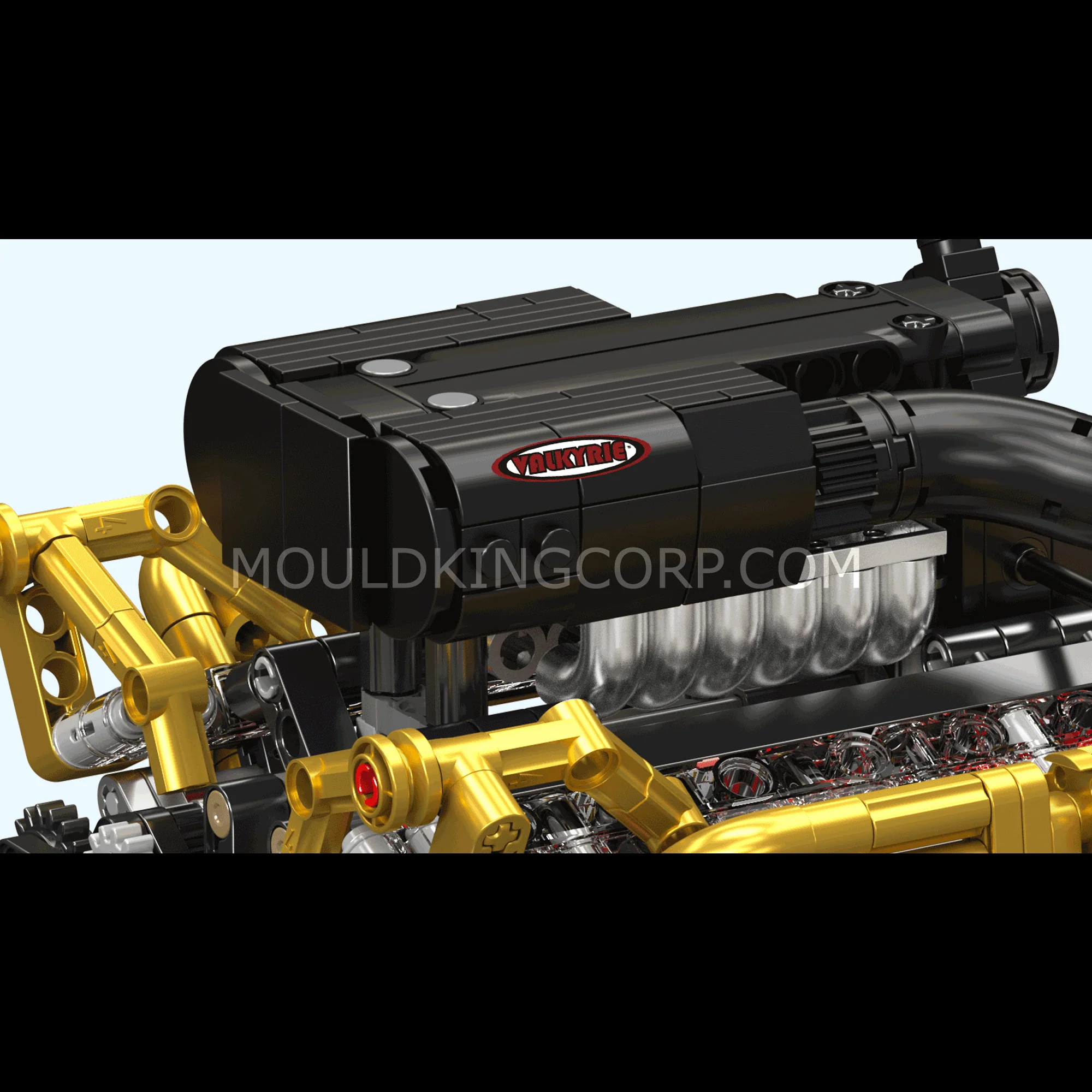 Mould King 10224 Motorized Valkyrie V12 Engine Model Set | 974 Pcs - Image 5