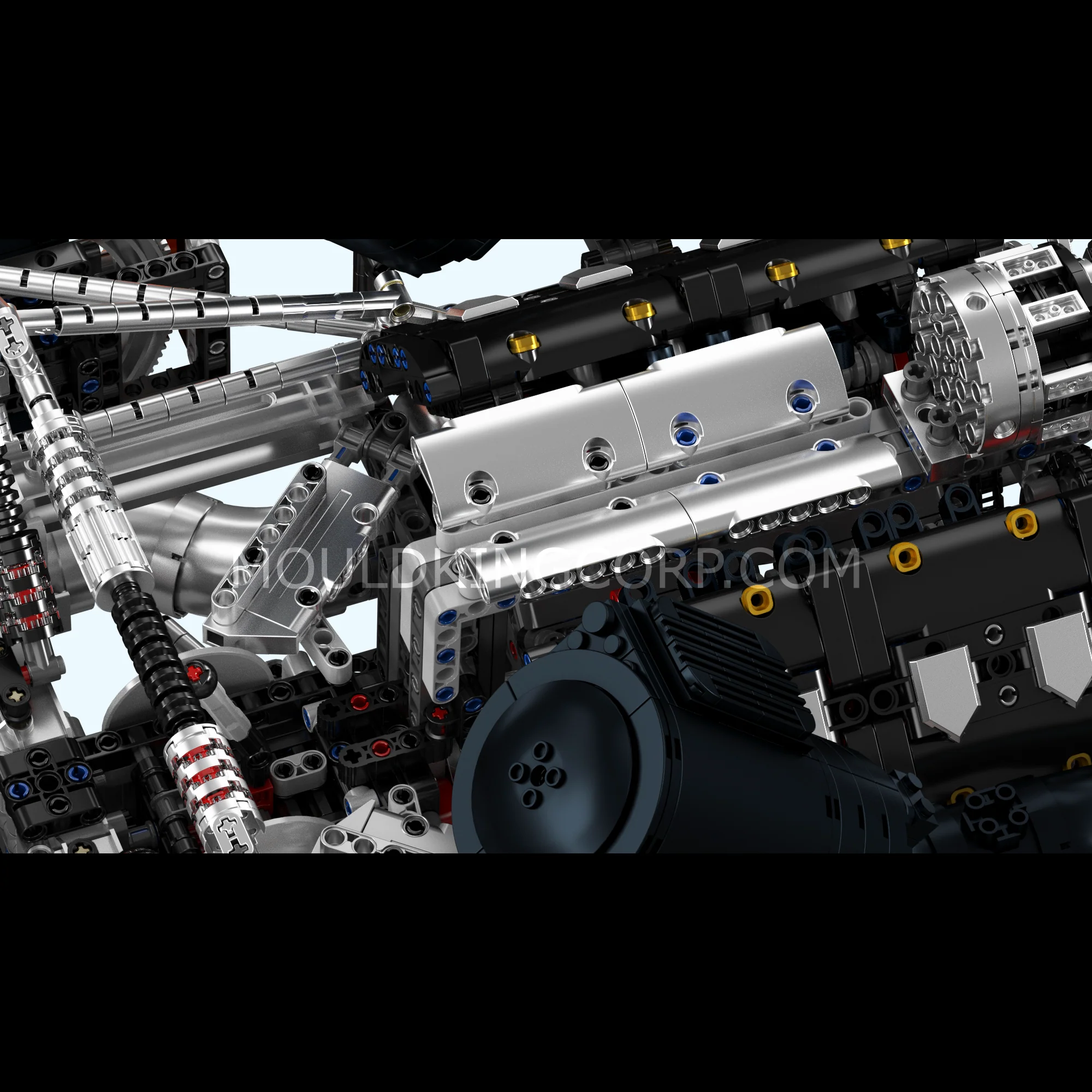 Mould King 10248 JZK V8 Hyper Engine Building Set | 3,192 Pcs - Image 5