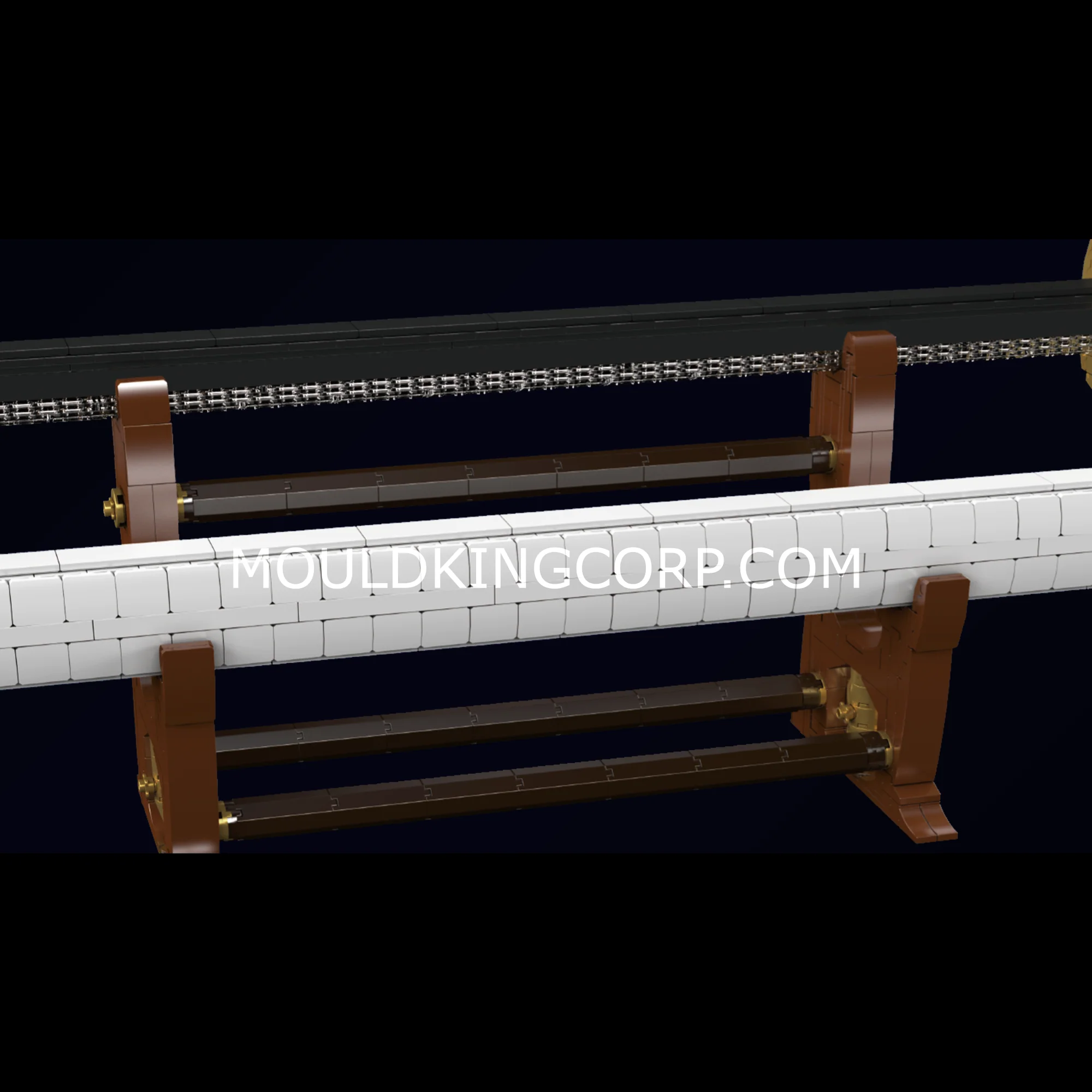 Mould King 10258 Samurai Katana White Blade Model Building Set | 1,674 Pcs - Image 4