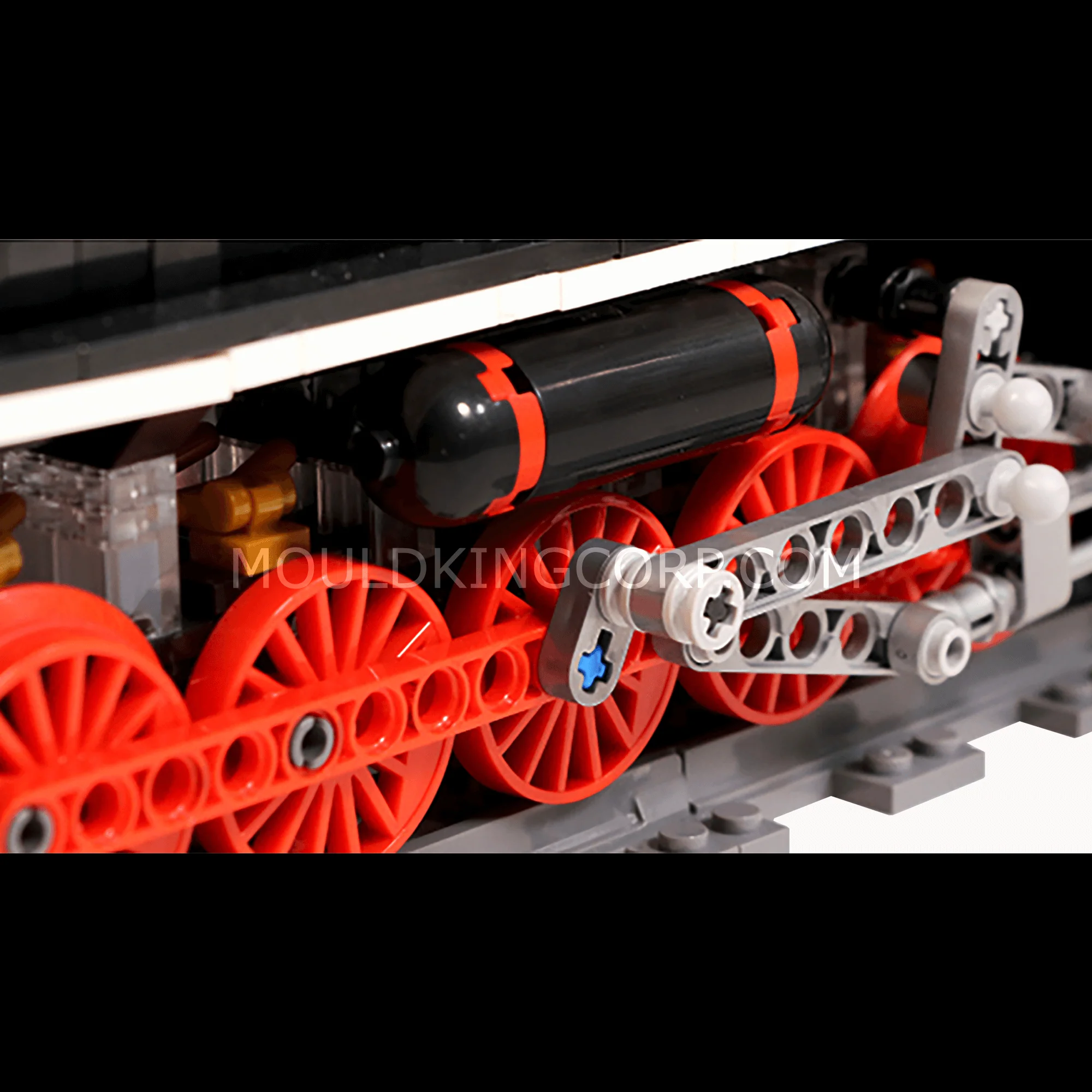 MOULD KING 12003 QJ Steam Locomotive Building Set | 1,511 PCS - Image 4