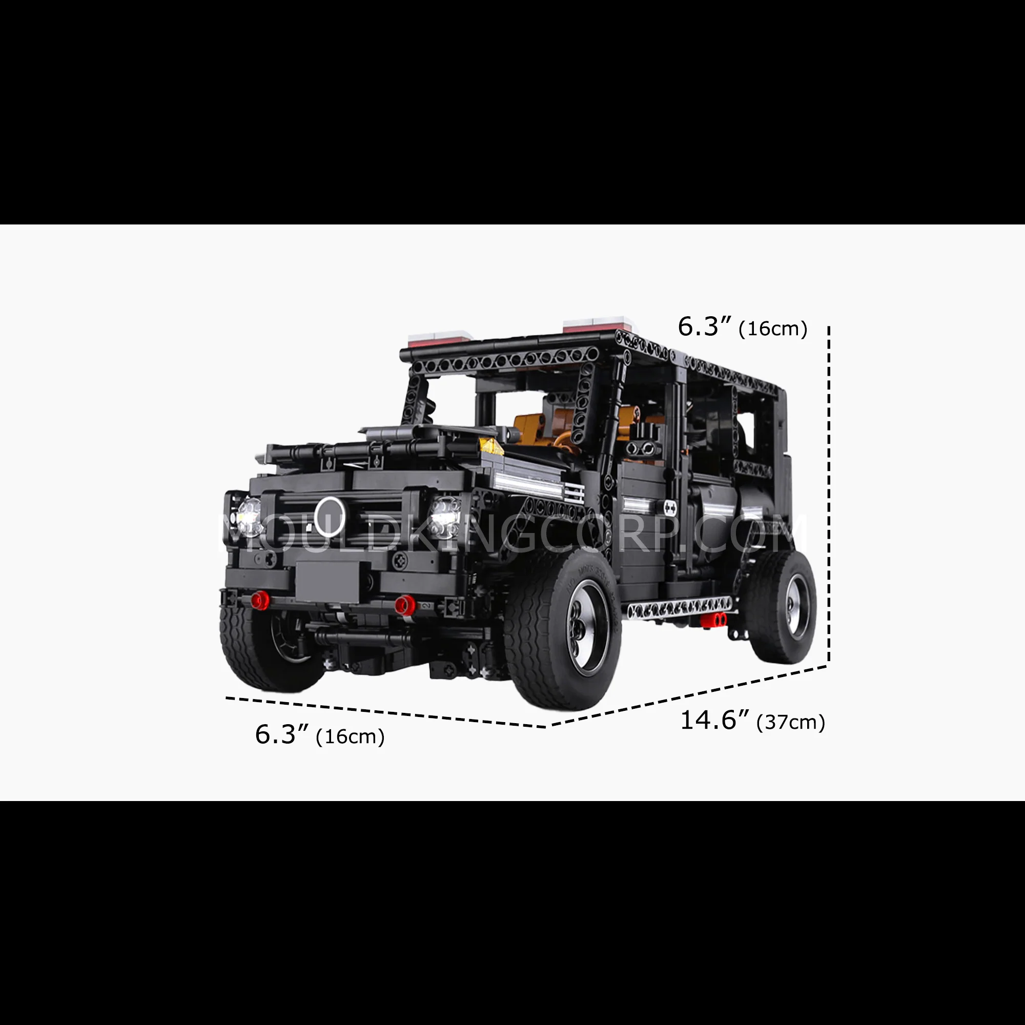 MOULD KING 13068 4x4 G65 Wagon Car Building Set | 1,722 PCS - Image 6