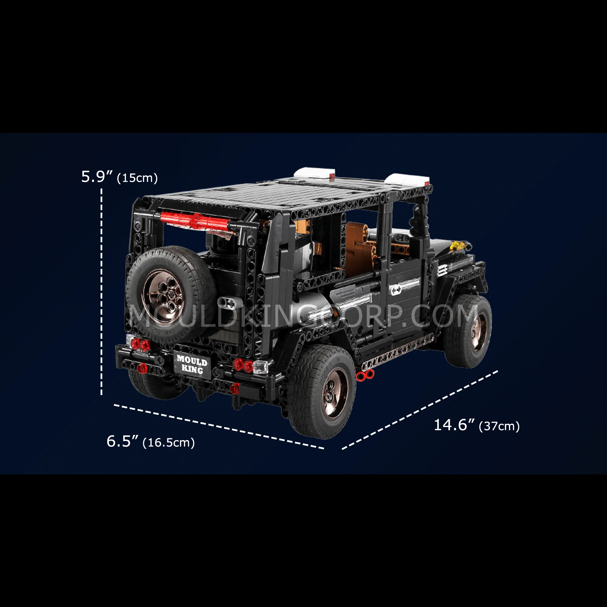 Mould King 13070 G65 Wagon Remote Controlled Car Model Building Kit | 1,641 PCS - Image 5