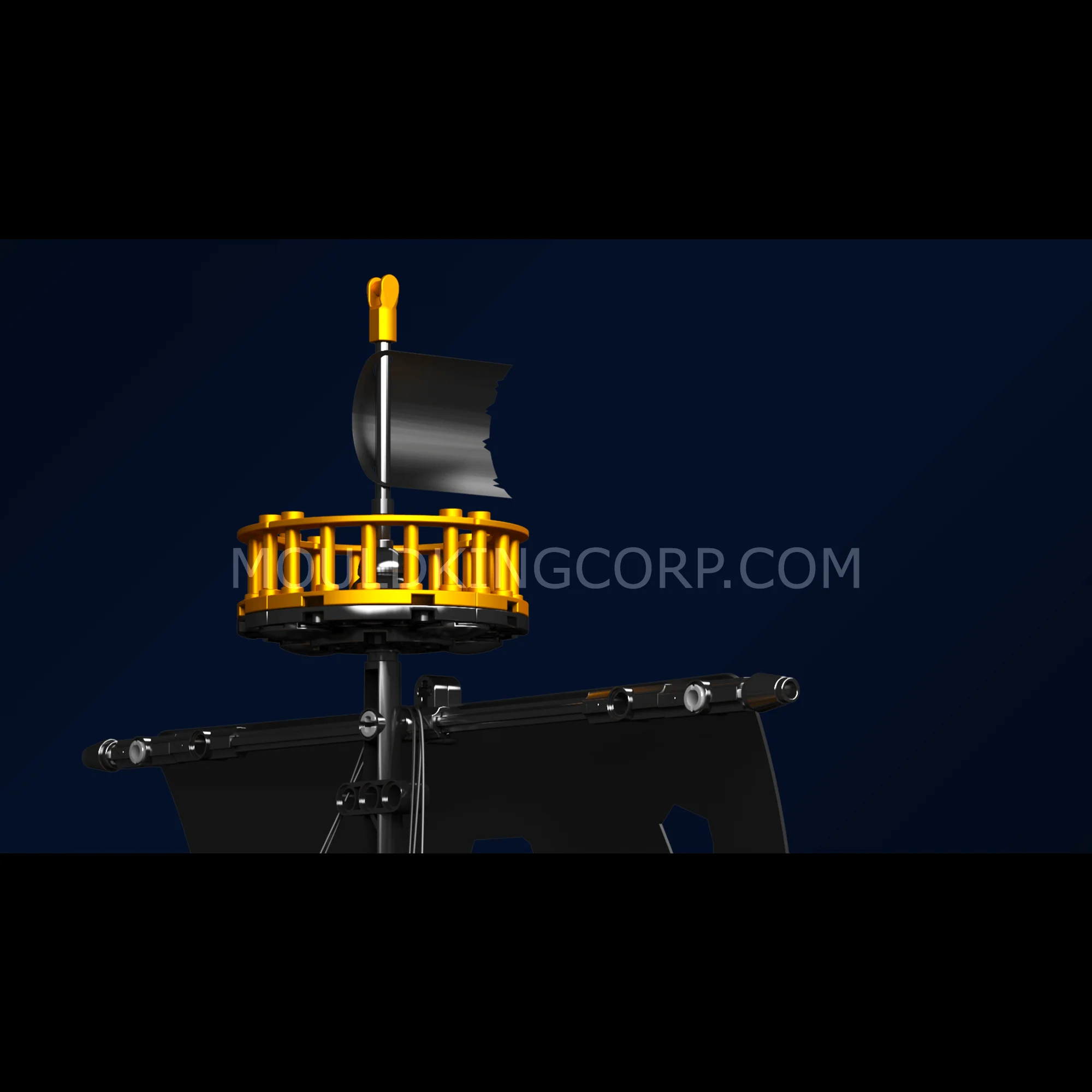 Mould King 13083 Gull Pirate Ship Model Building Set | 1,288 PCS - Image 3